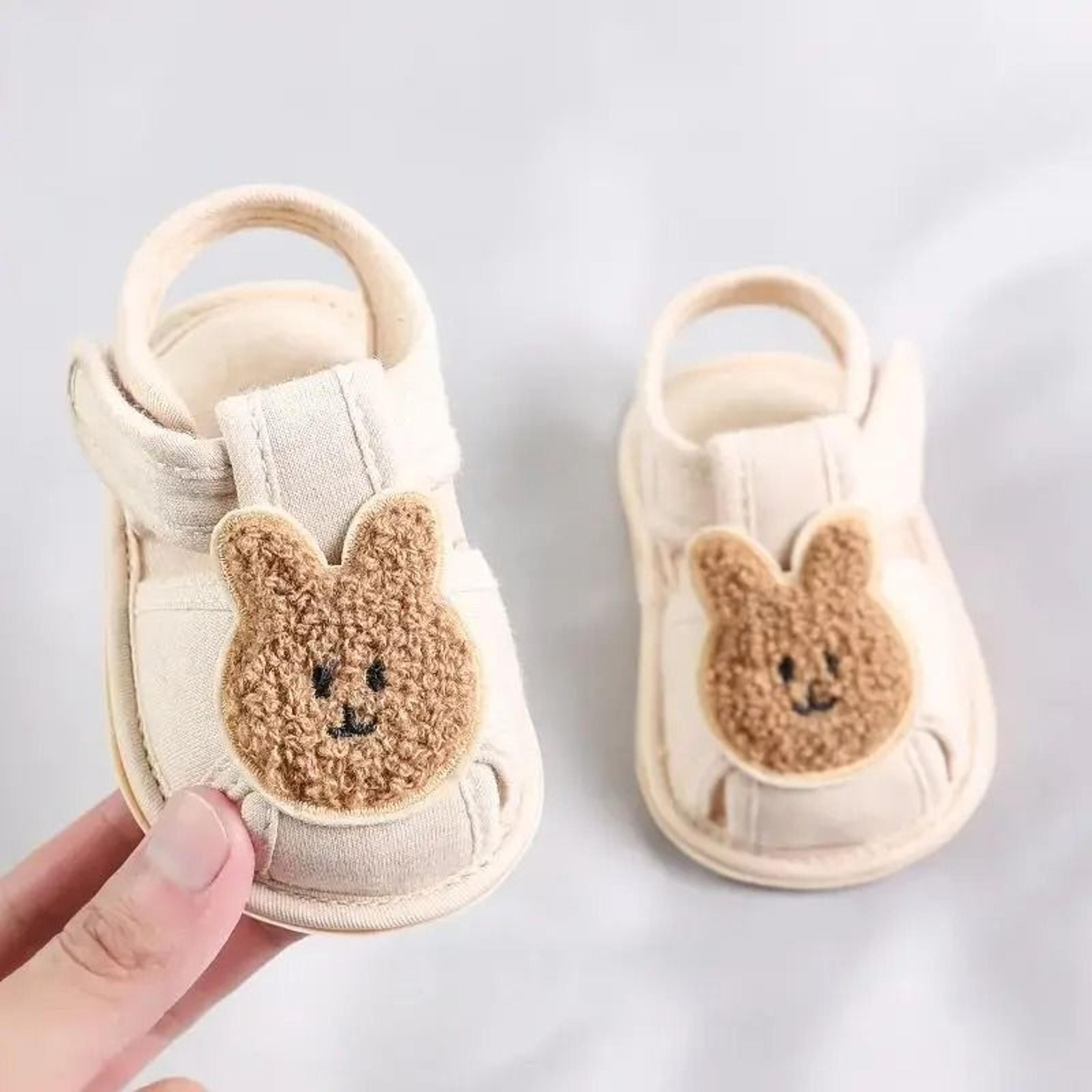 Cute Bear Soft Sole Infant And Toddler Sandals First Step Shoes 7