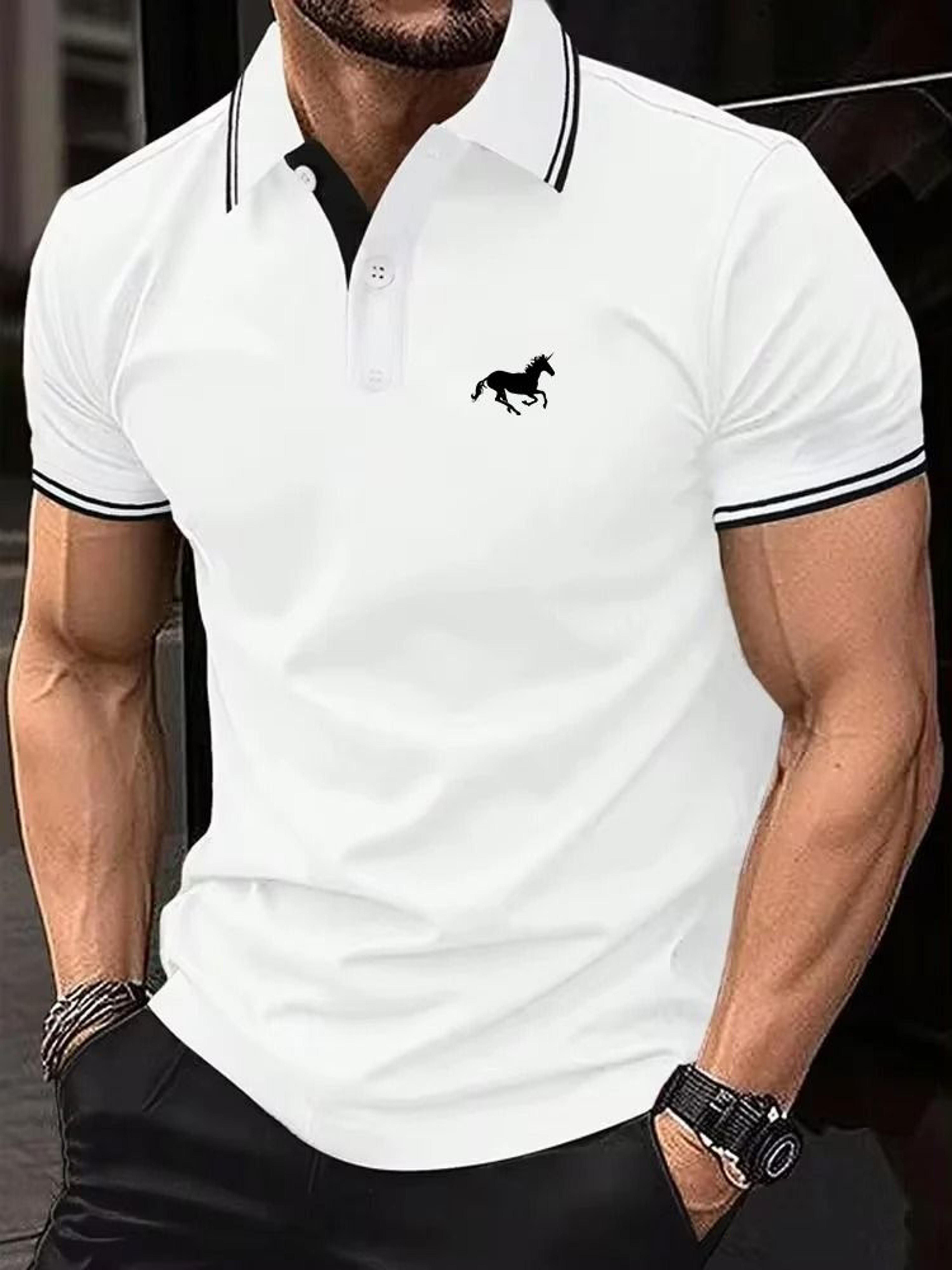 Classic Short Sleeve Polo Shirt For Men 7