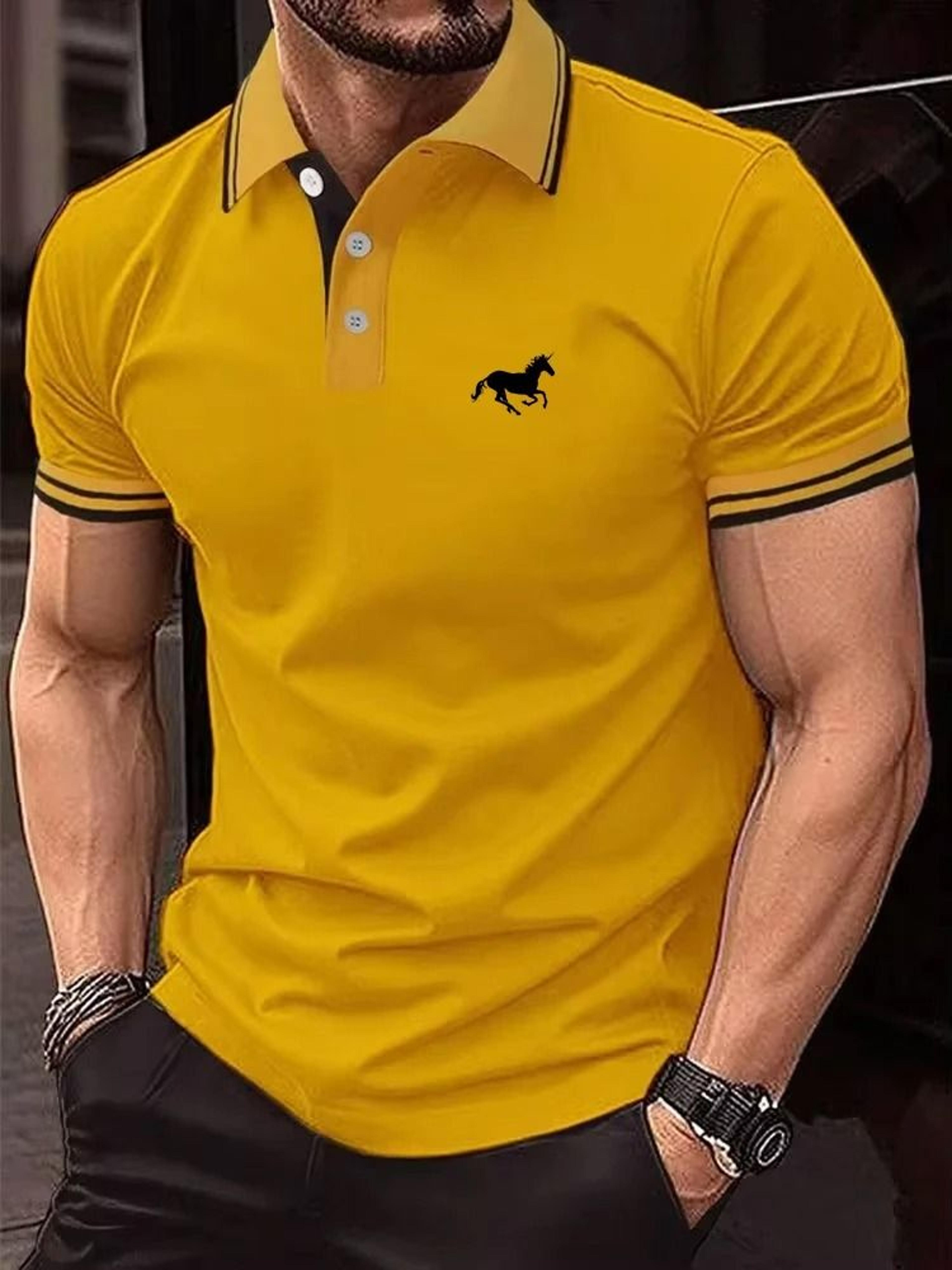 Classic Short Sleeve Polo Shirt For Men 8