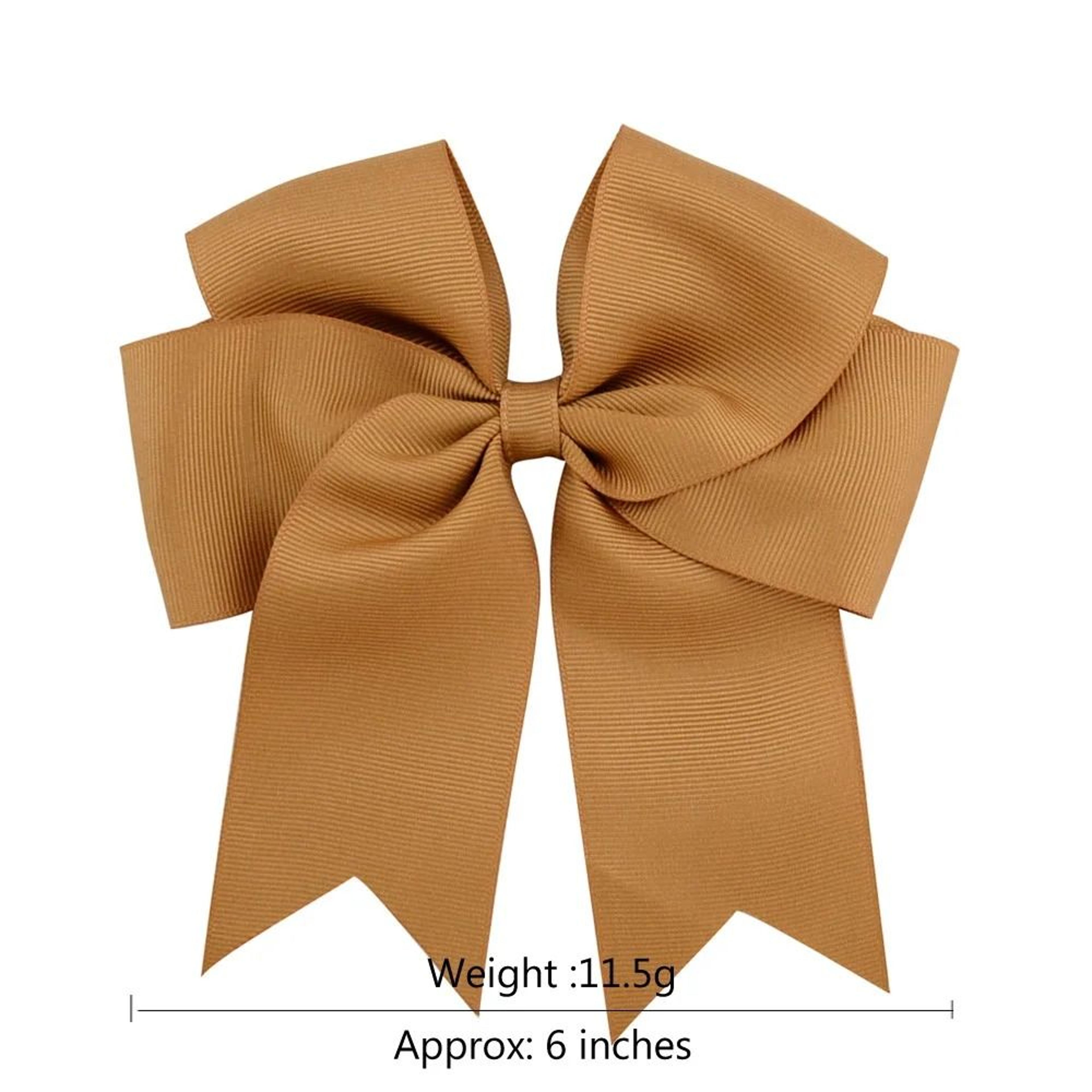 Colorful Grosgrain Ribbon Hair Bow Clip For Girls 2