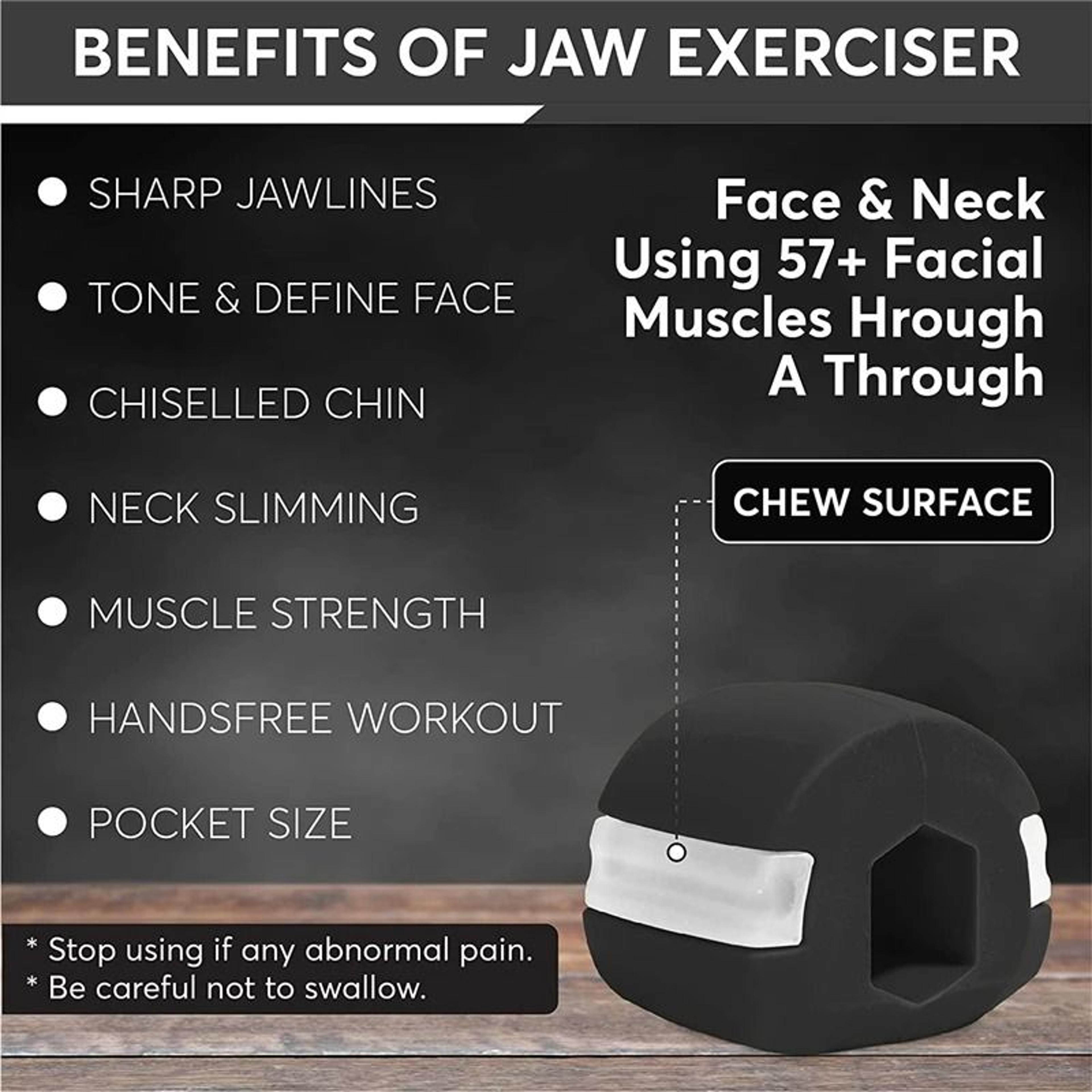 Silicone Jaw Exerciser Set For Face And Neck Muscle Training 5