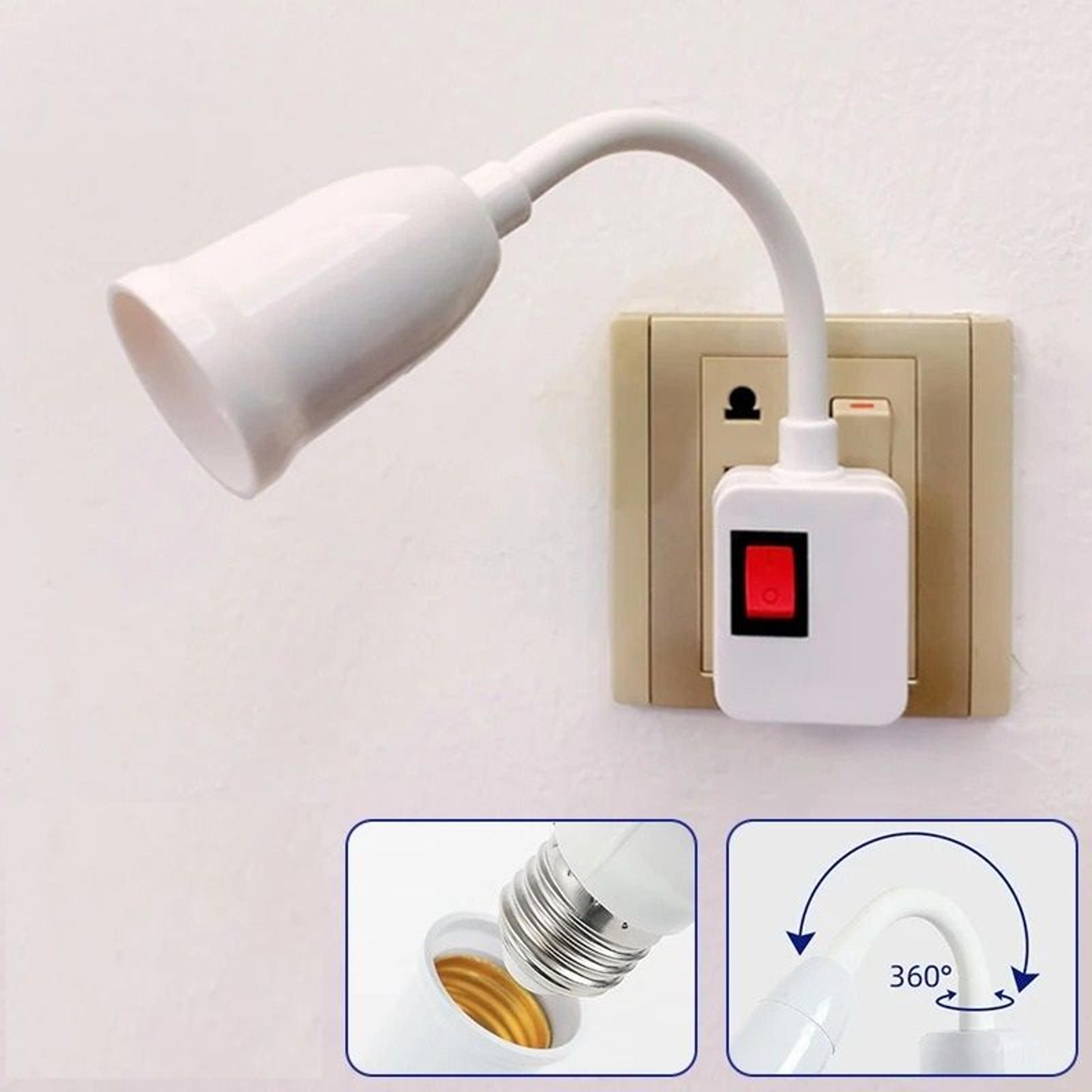 Plug In Lamp Socket Holder For Simple Portable Lighting 0