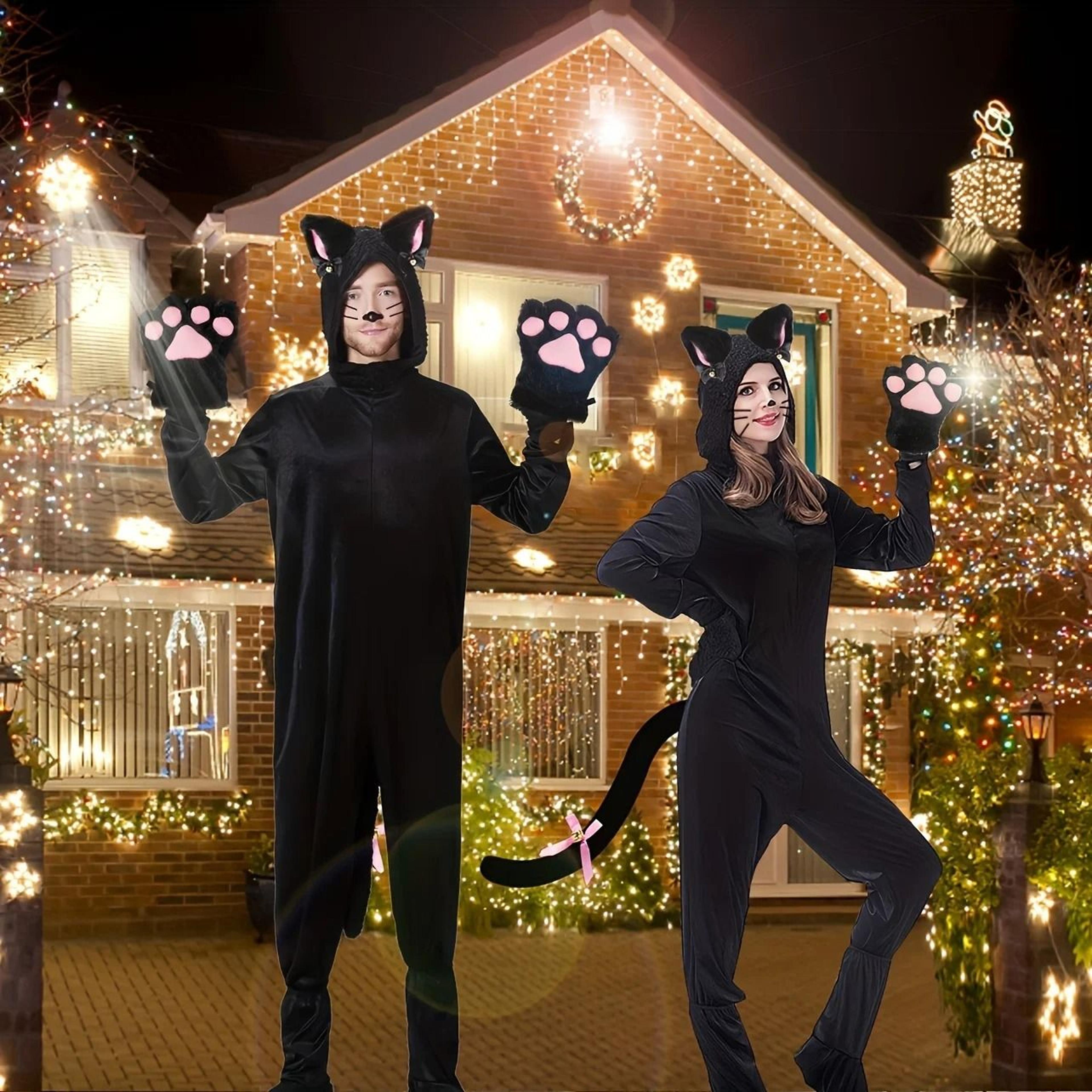 Adorable Cat Paw Gloves And Ear Headwear Set For Cute Winter Style 4