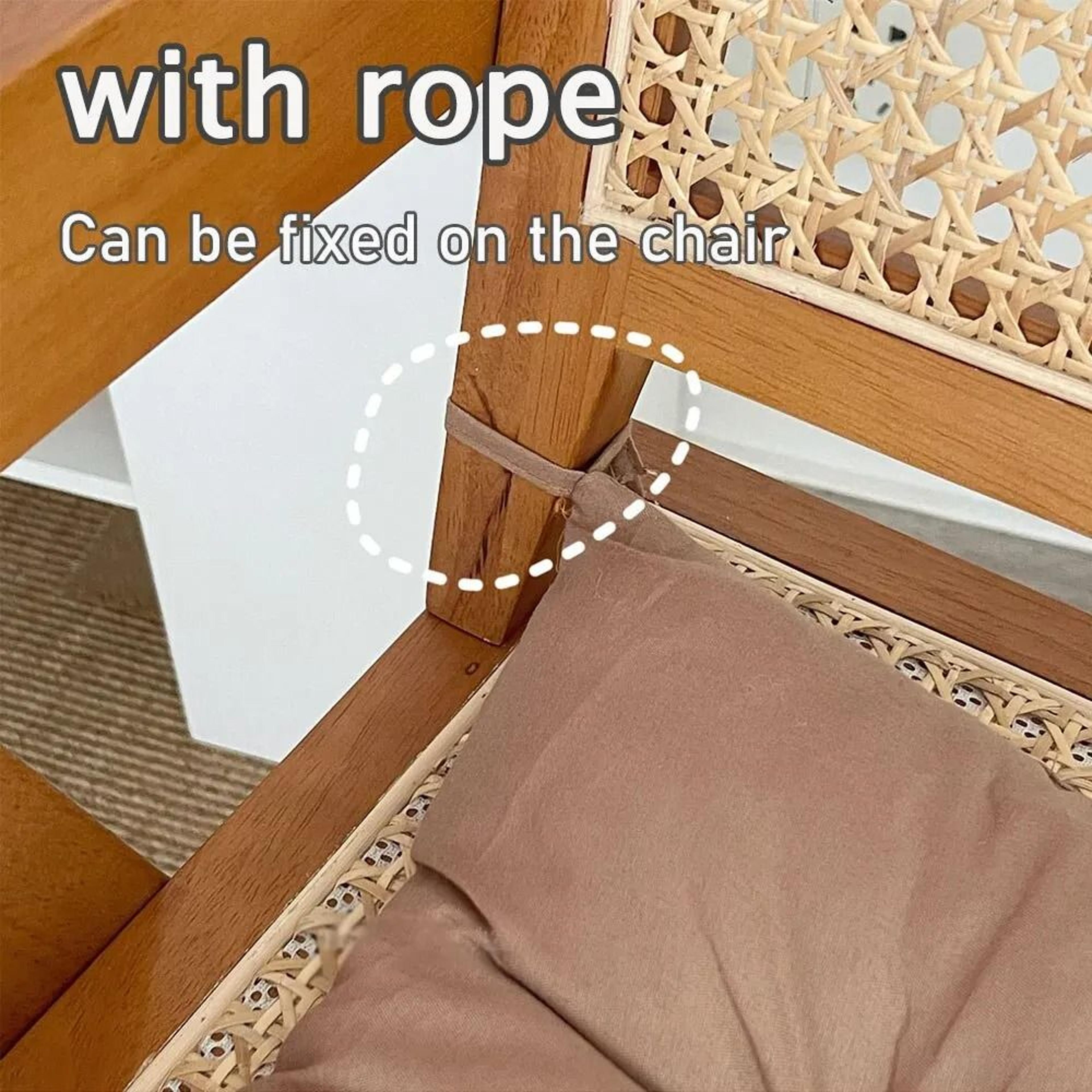 Linen Square Cushion Seat Pad For Chairs Home And Office Use 1