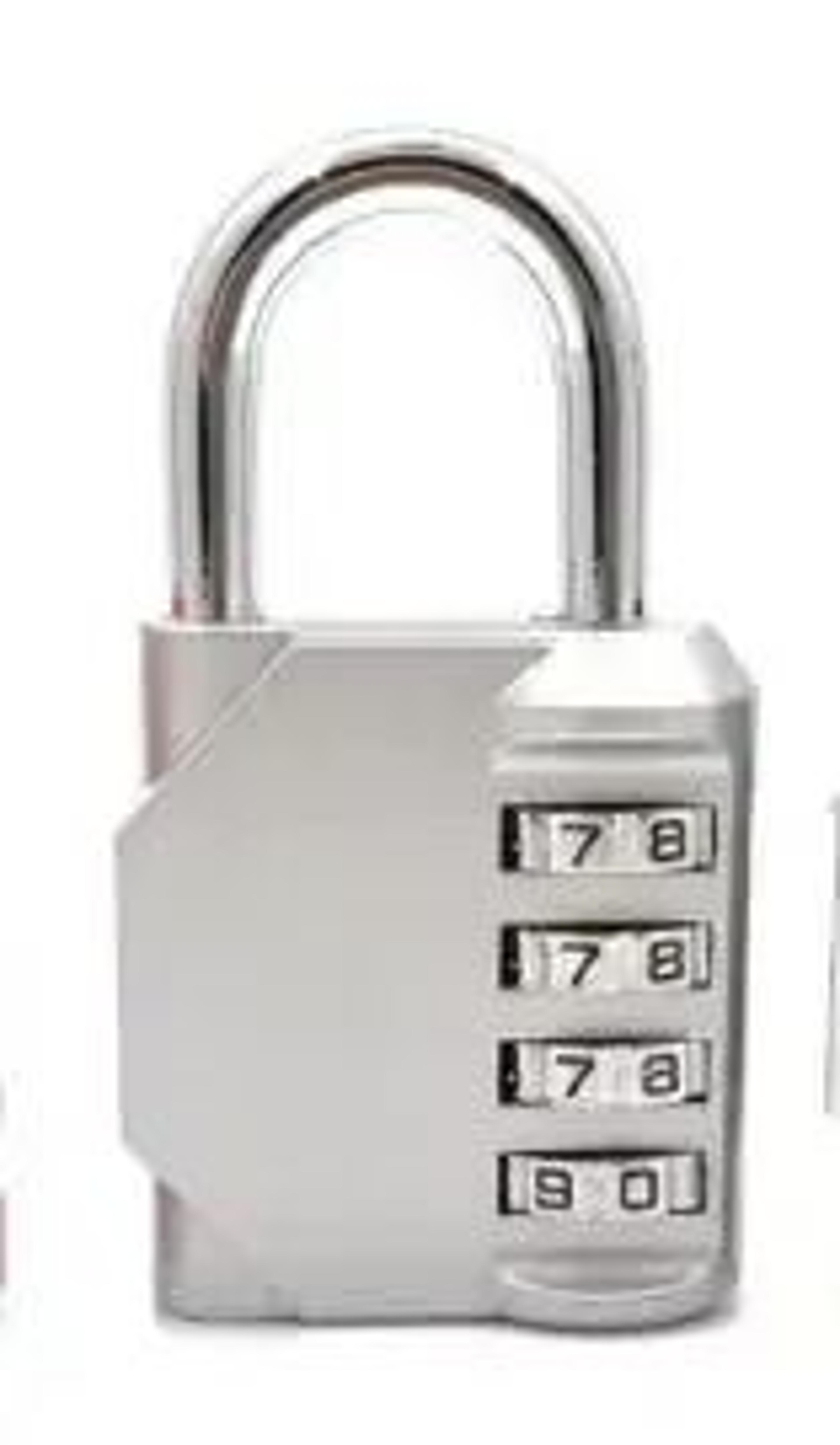 Compact 4 Digit Password Lock For Cabinets Backpacks Luggage And Dorm Use 9