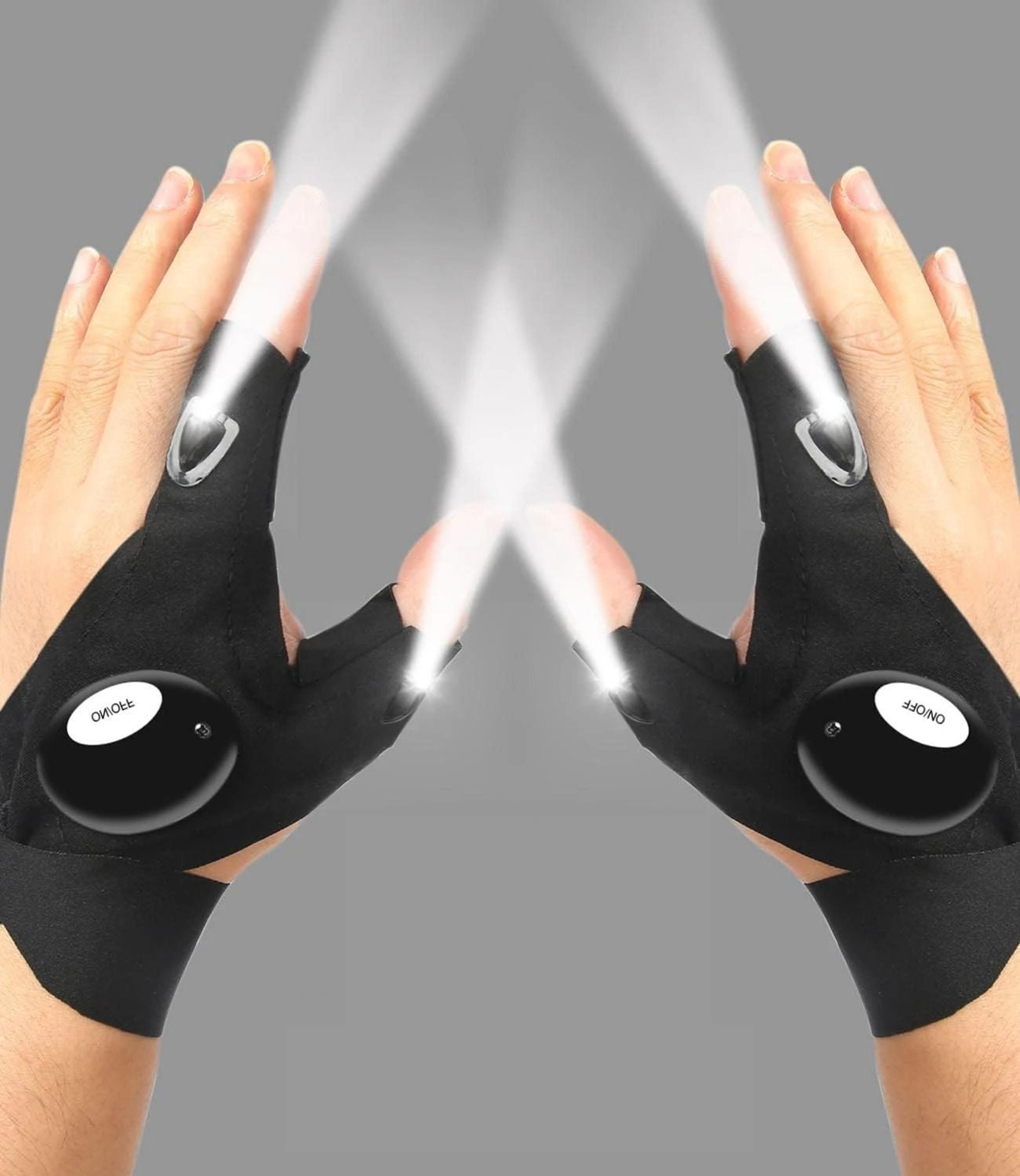 LED Half Finger Gloves For Outdoor Activities And Night Use 8