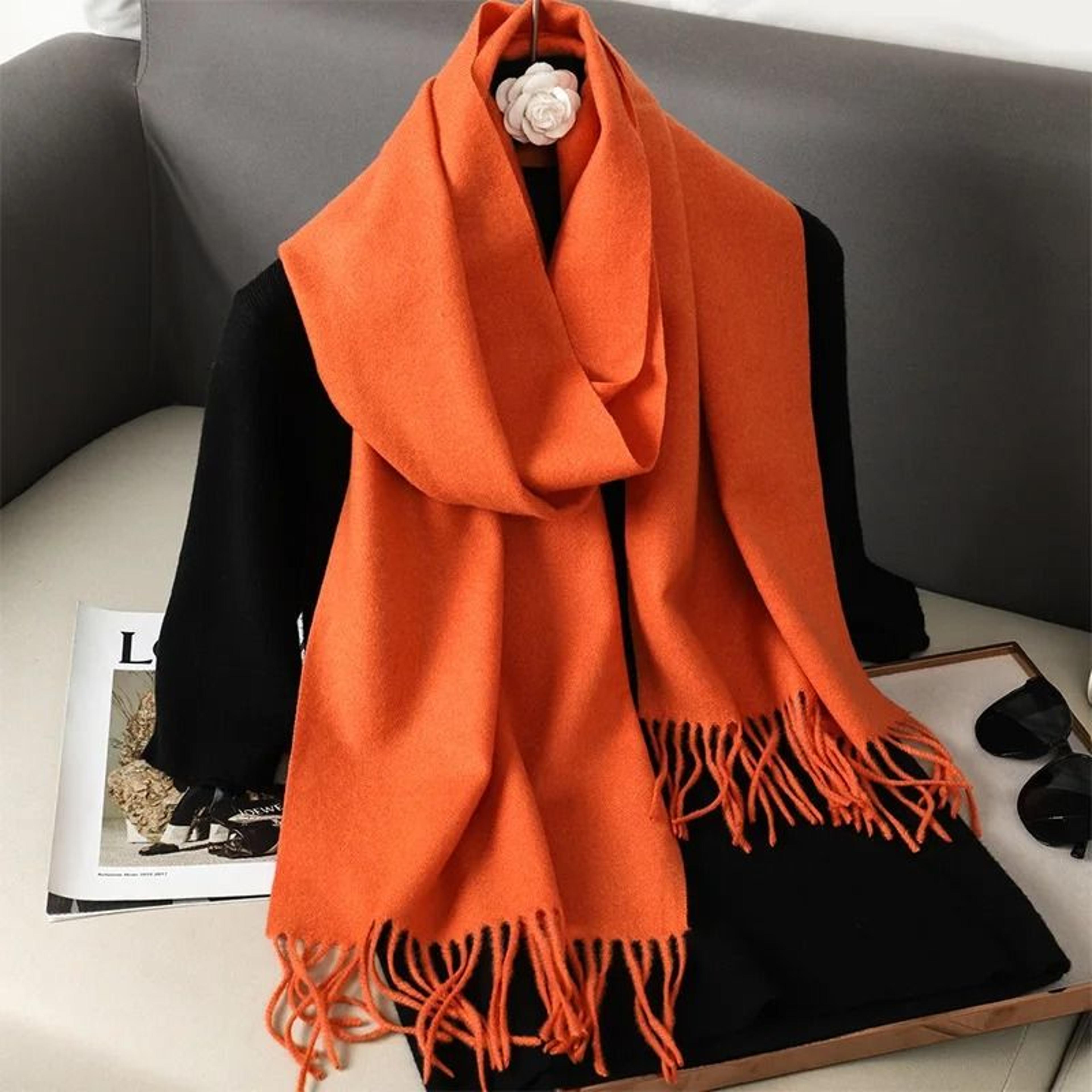 Warm Thick Winter Scarf For Women Outdoor Use And Fashion 19