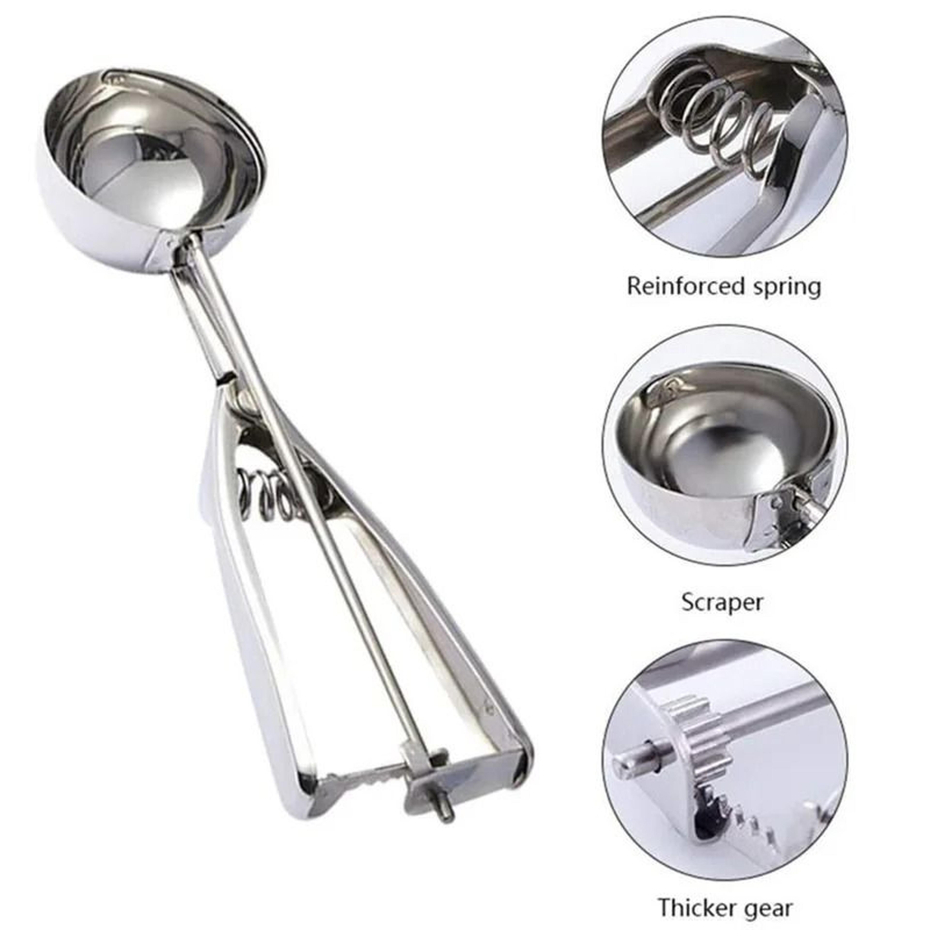 Stainless Steel Ice Cream And Fruit Scoop 1