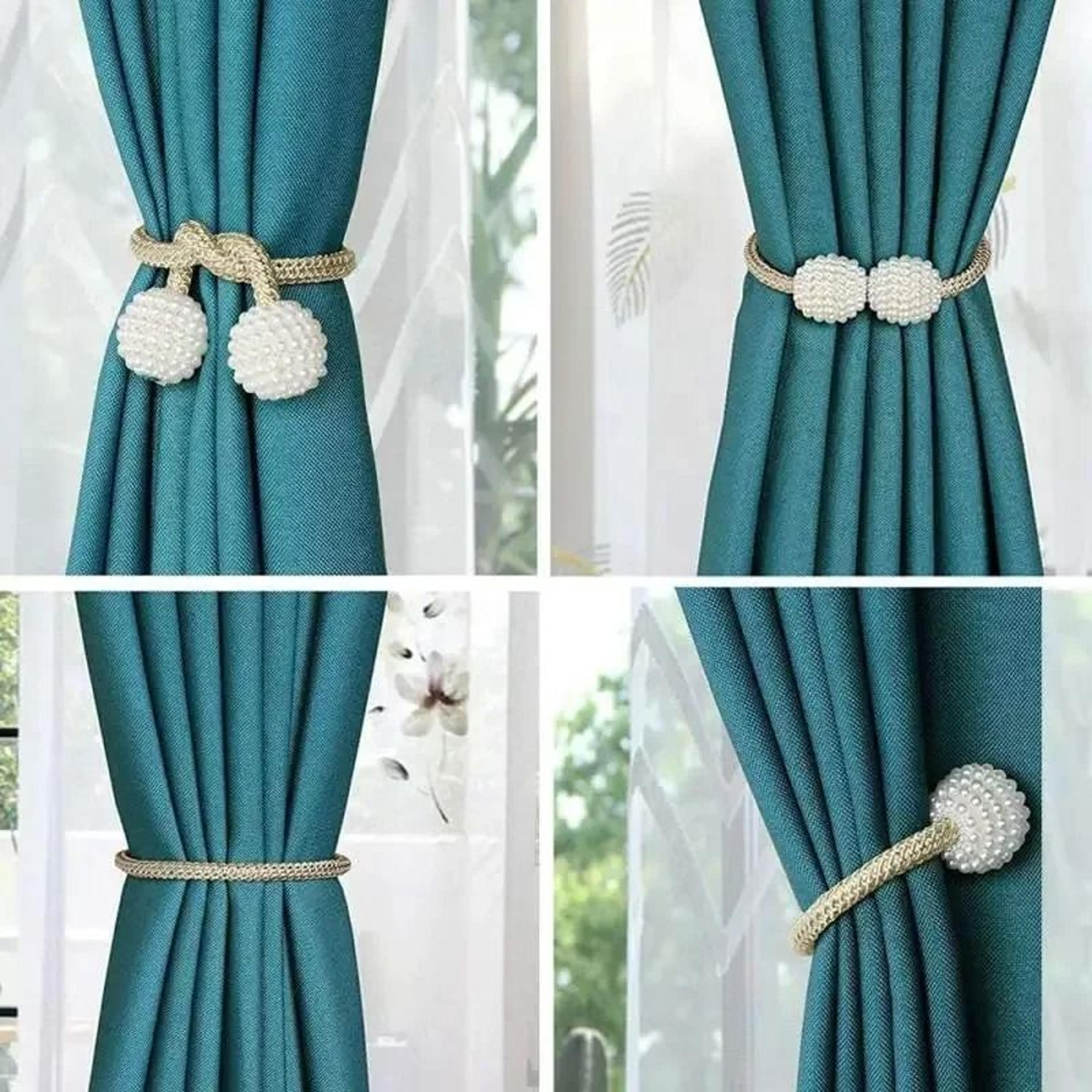 Magnetic Pearl Curtain Clip Tie Back 3