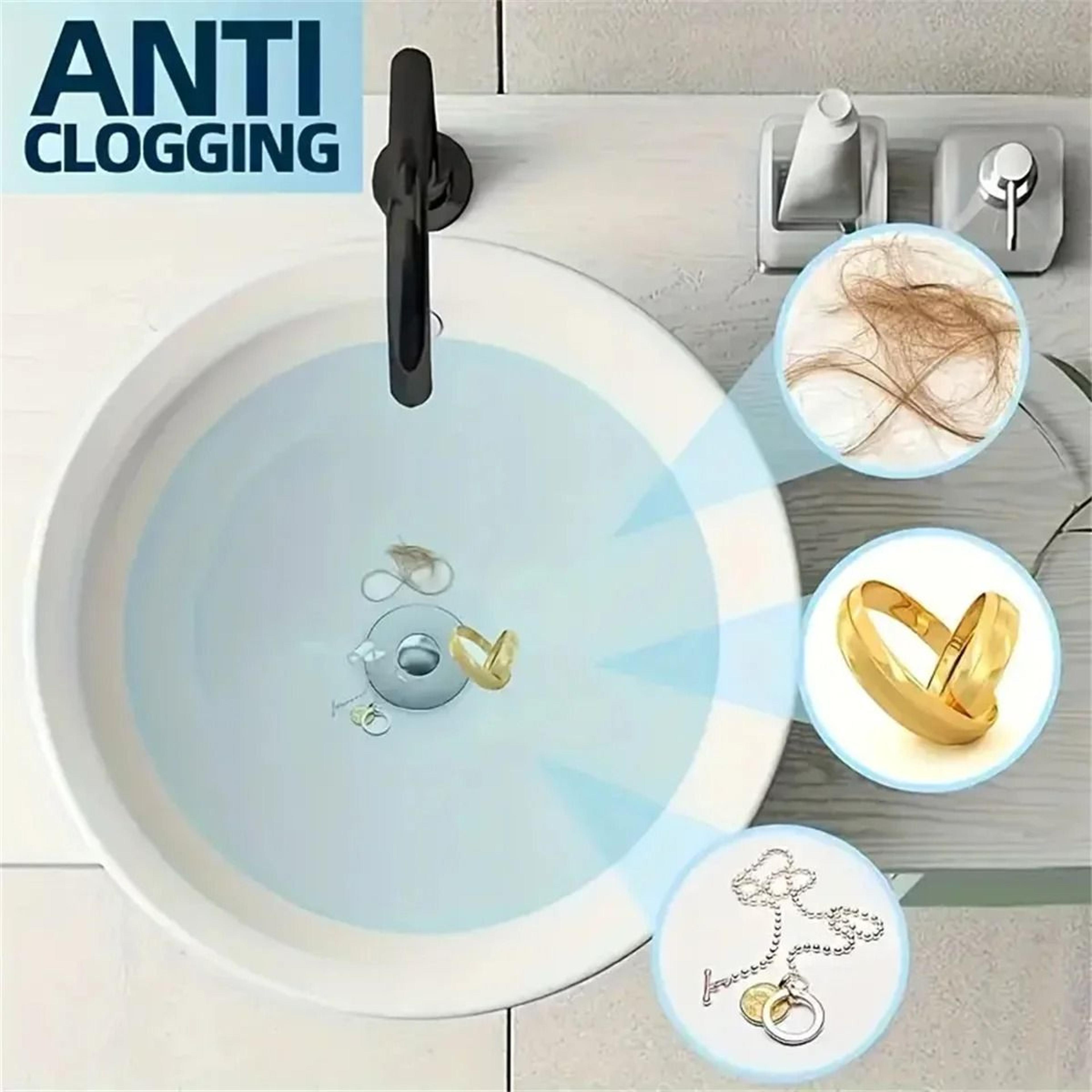 Universal Pop Up Sink Drain Plug Filter With Hair Catcher 3