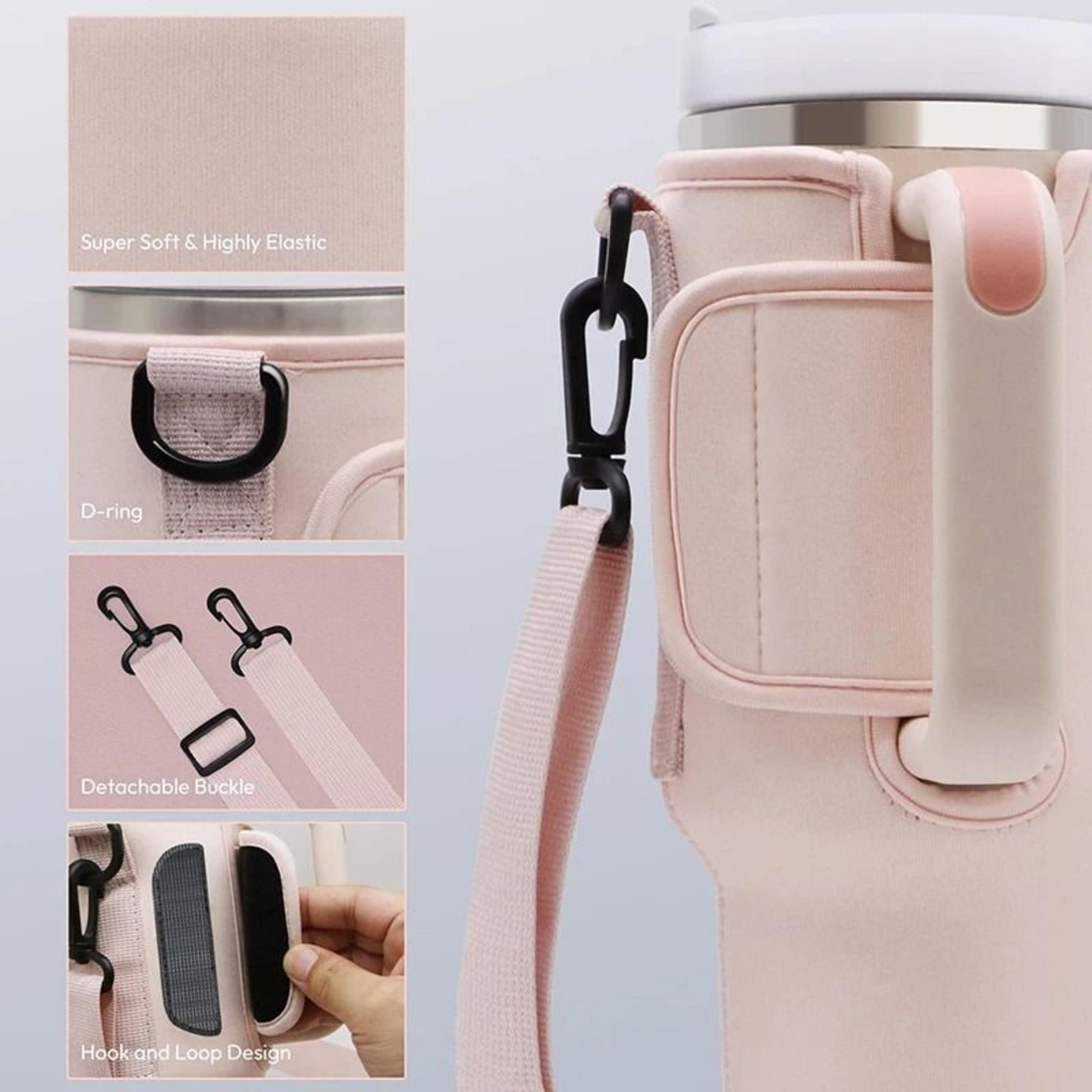 Adjustable Water Bottle Carrier Bag For 40 Oz Tumbler 5