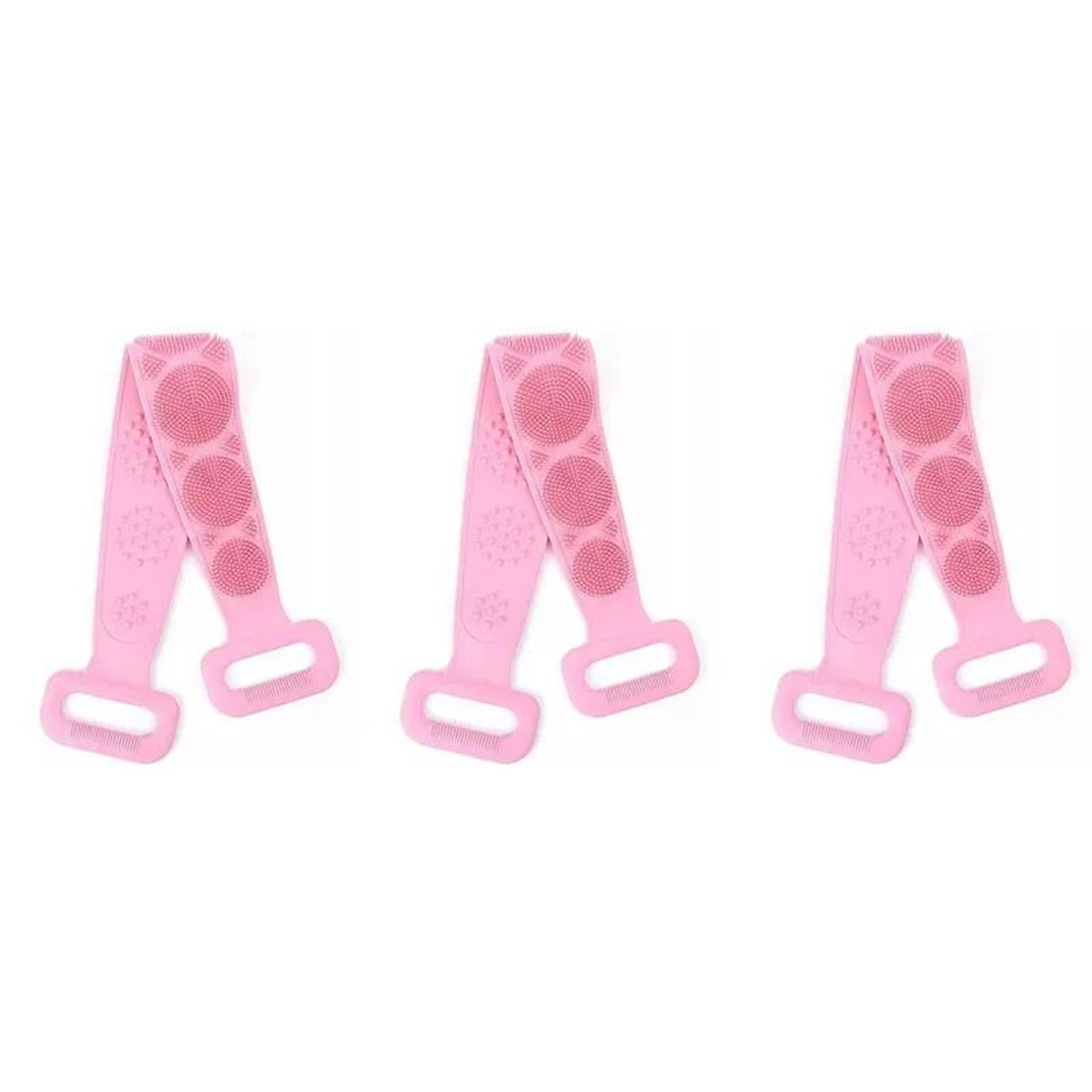 Silicone Bath Scrubber Belt For Shower And Body Exfoliation 16