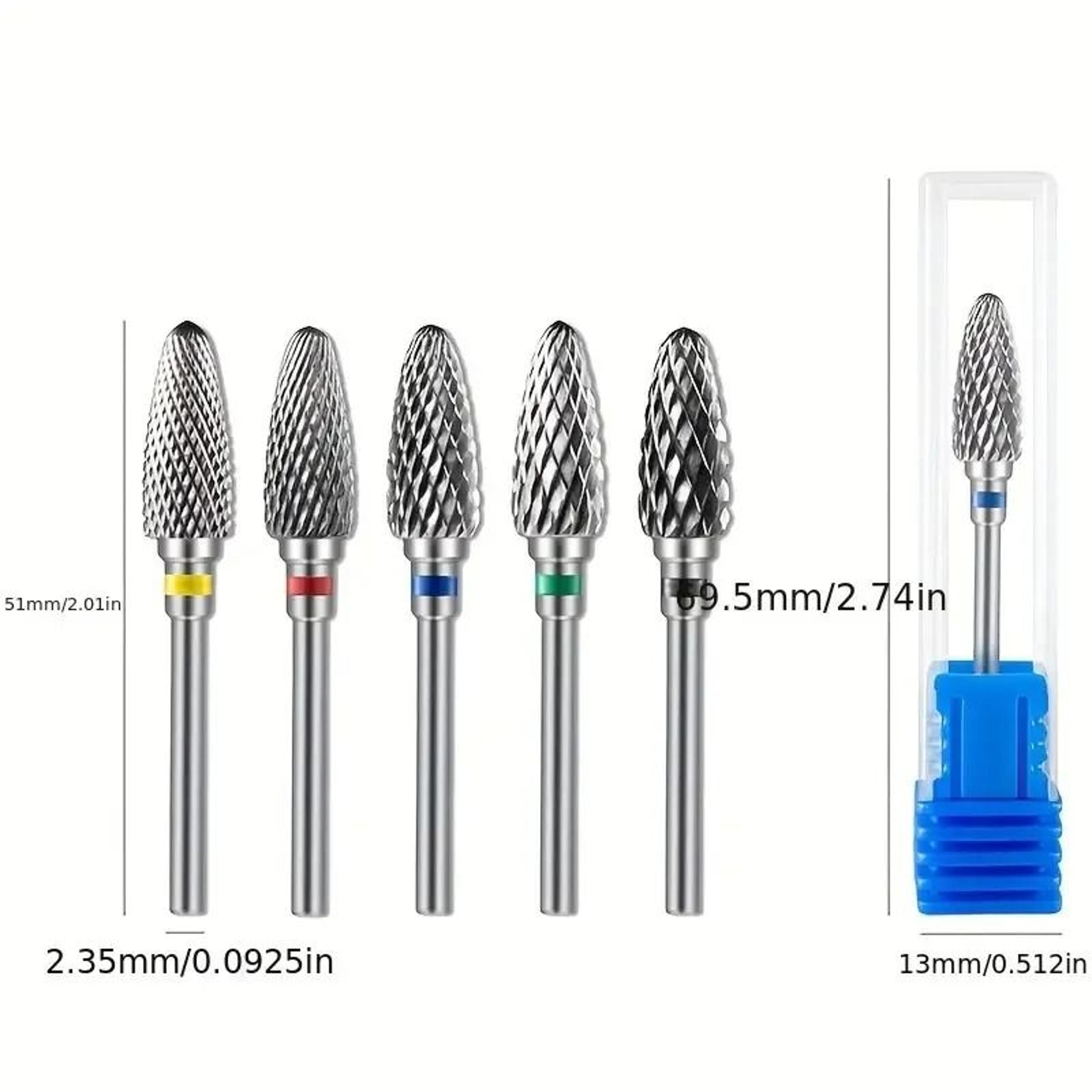 Tungsten Carbide Nail Drill Bits For Electric Manicure Tools 2