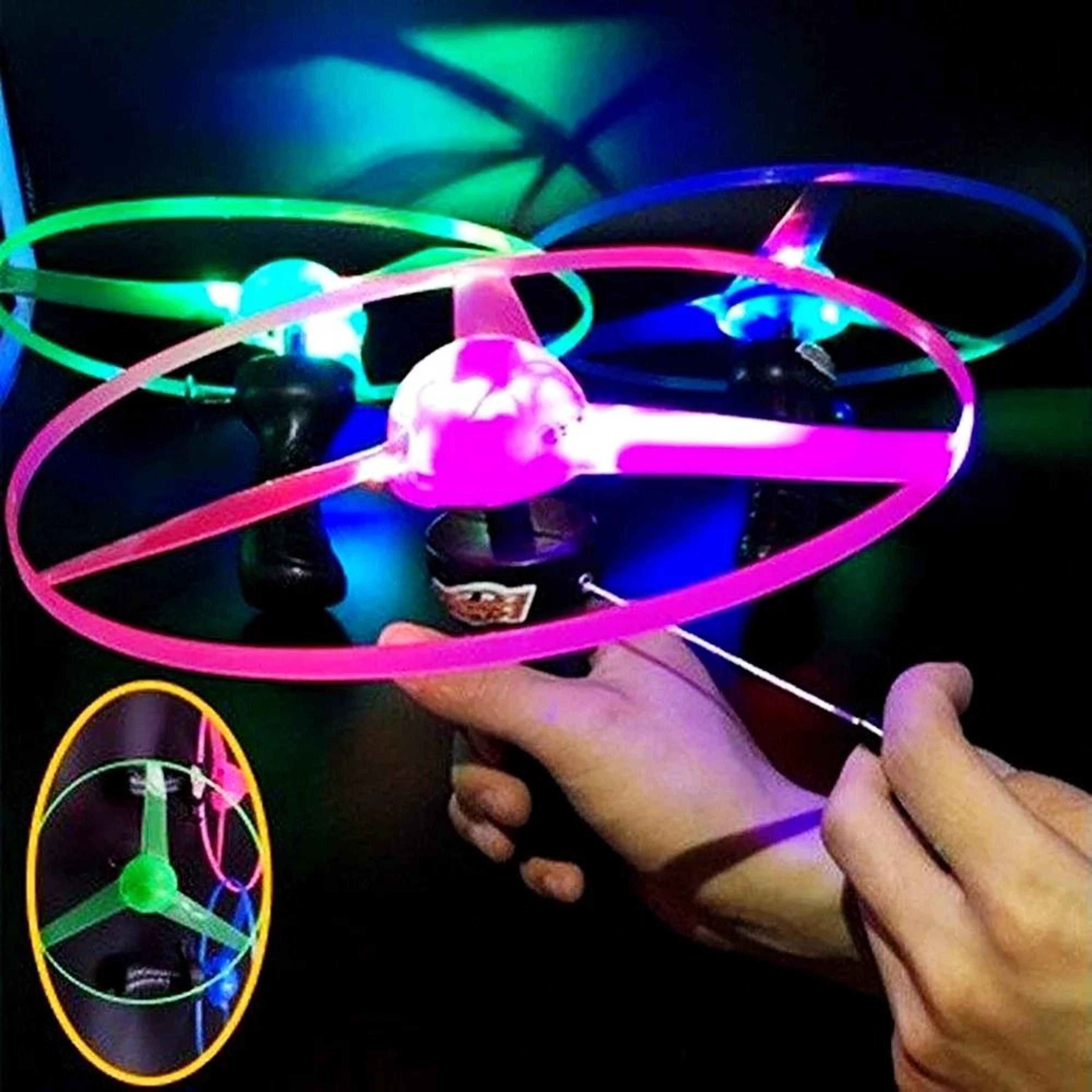 LED Luminous Flying Disc Propeller Toy For Kids 2