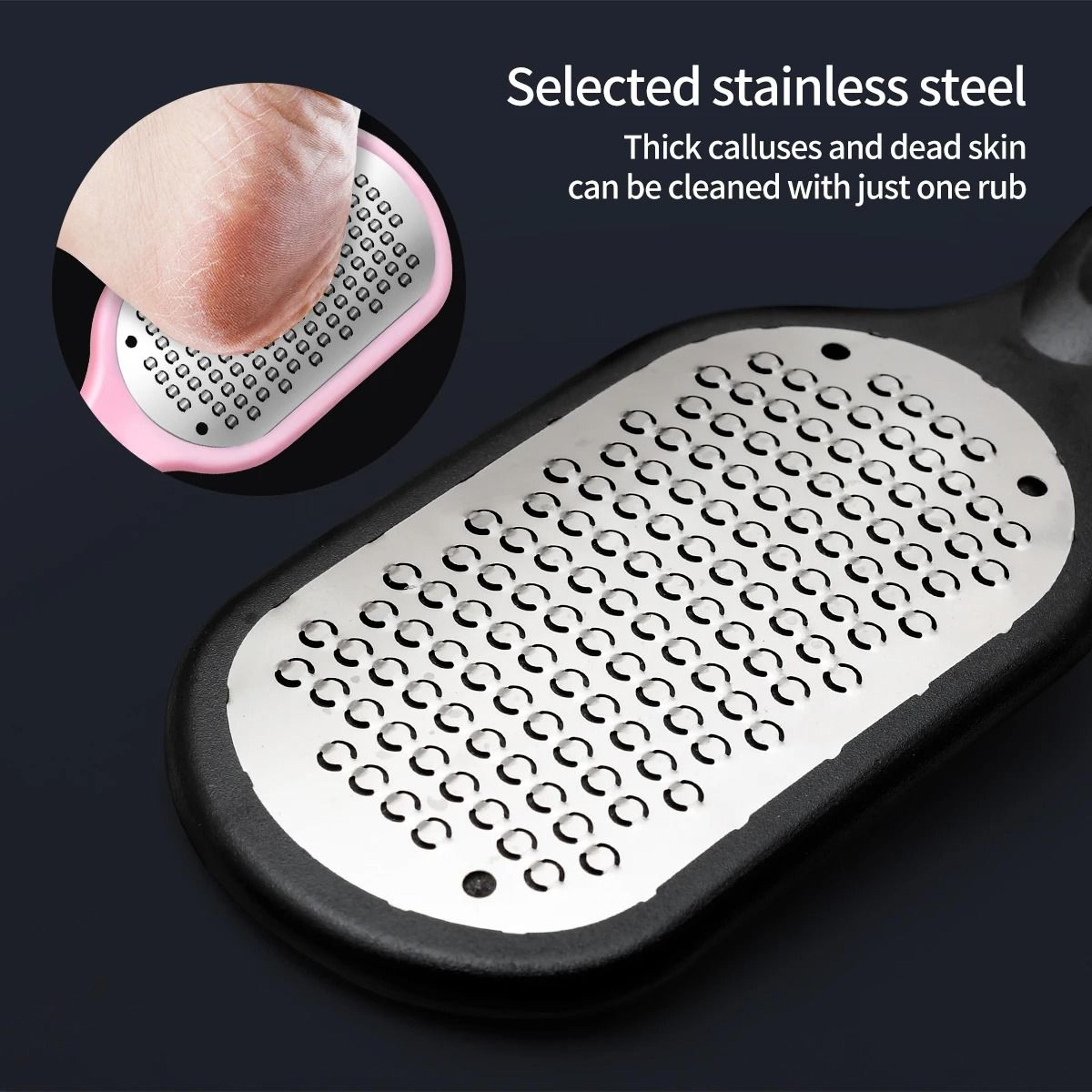 Double Sided Stainless Steel Foot Scrub And Callus Remover 3