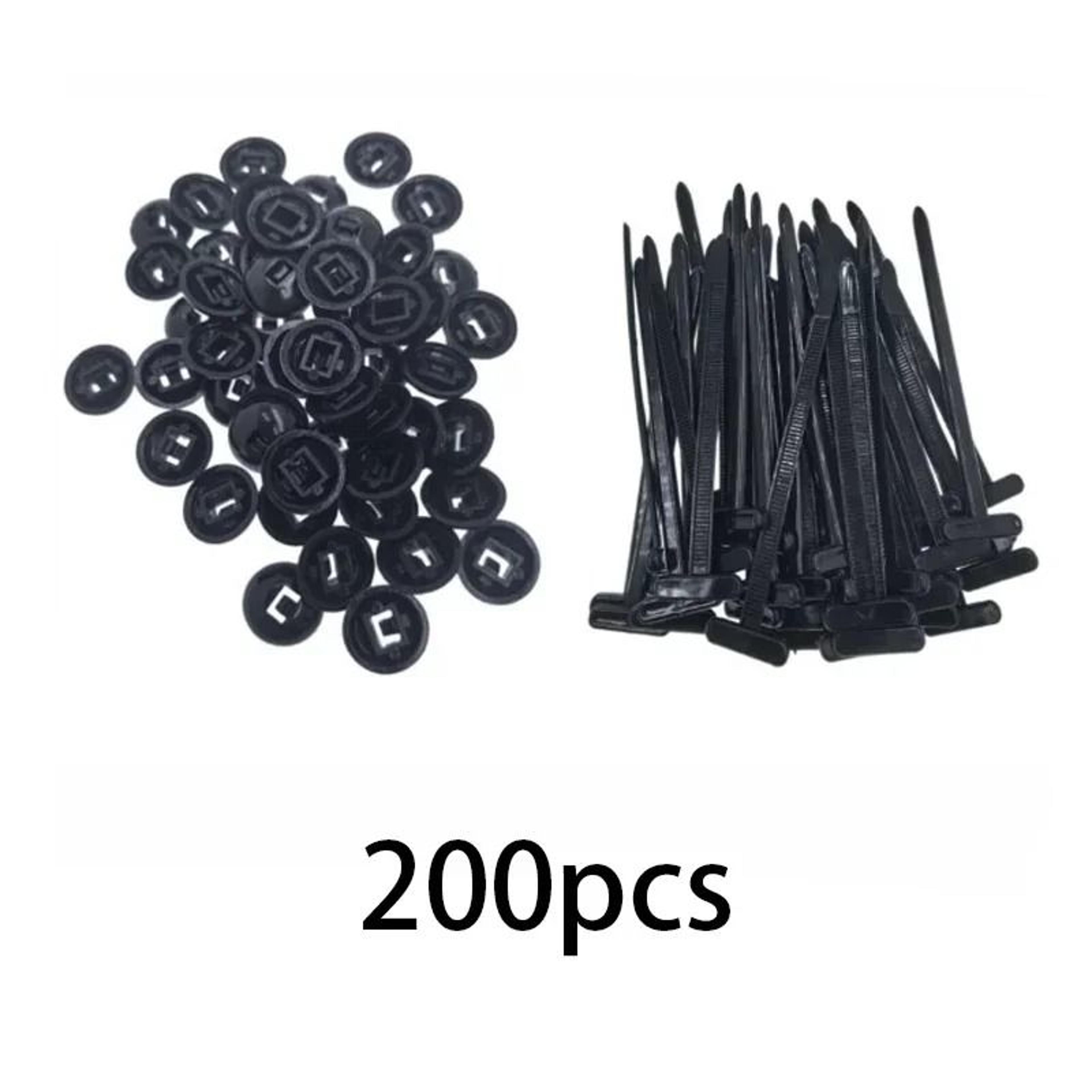 Cable Tie Buckle Fastening Clip Set 12