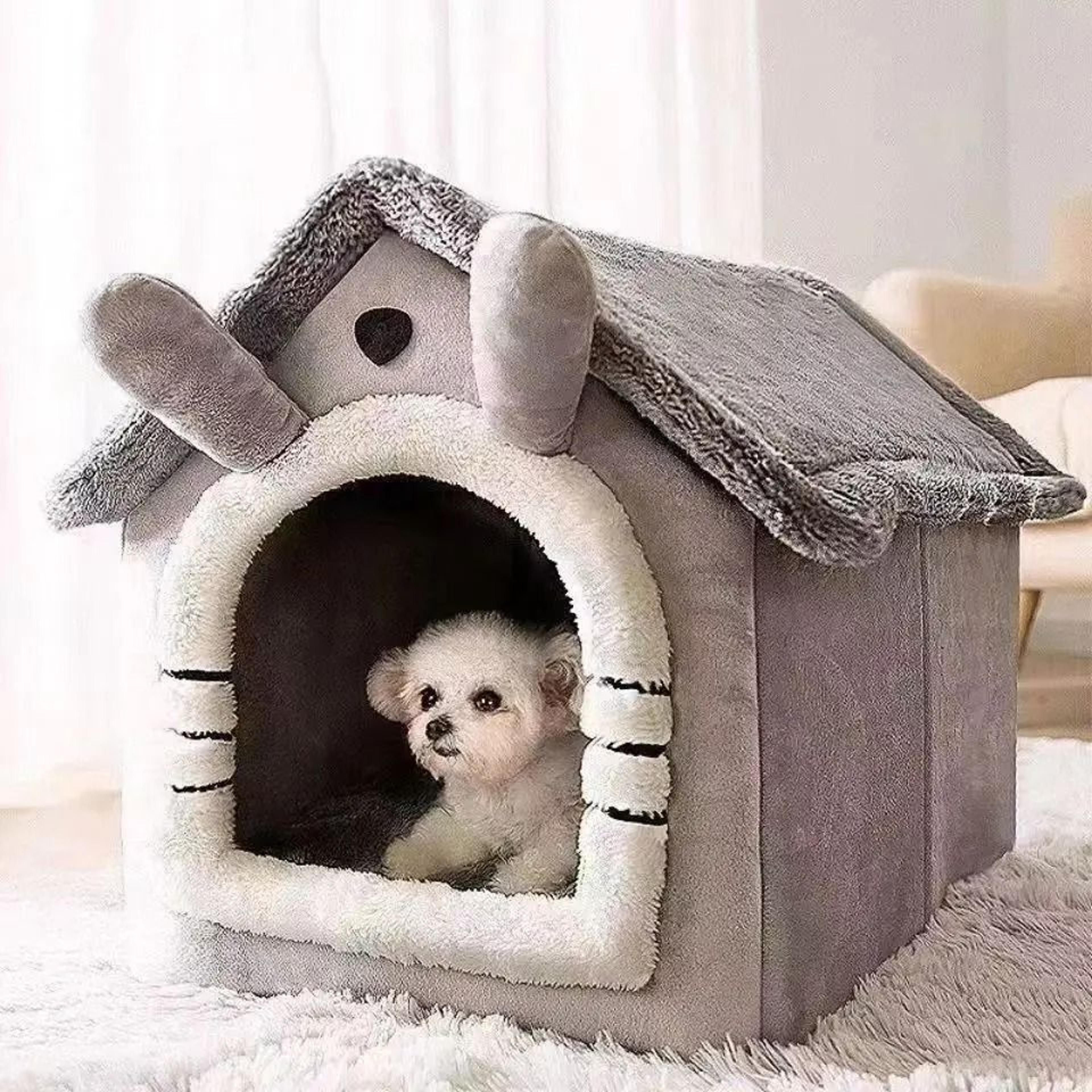 All Season Pet House Bed With Removable Cushion 0
