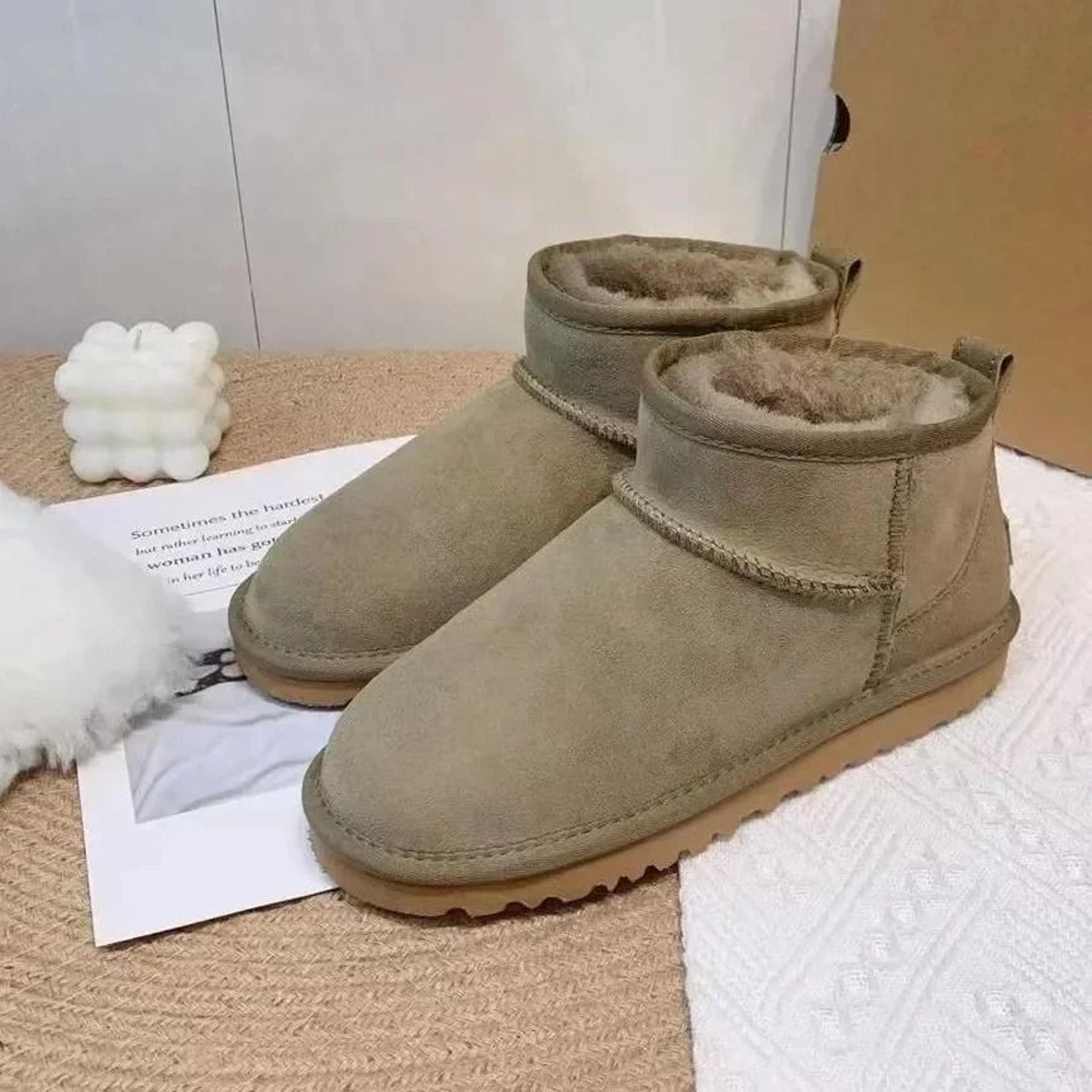 Winter Warm Shearling Lined Snow Boots 2
