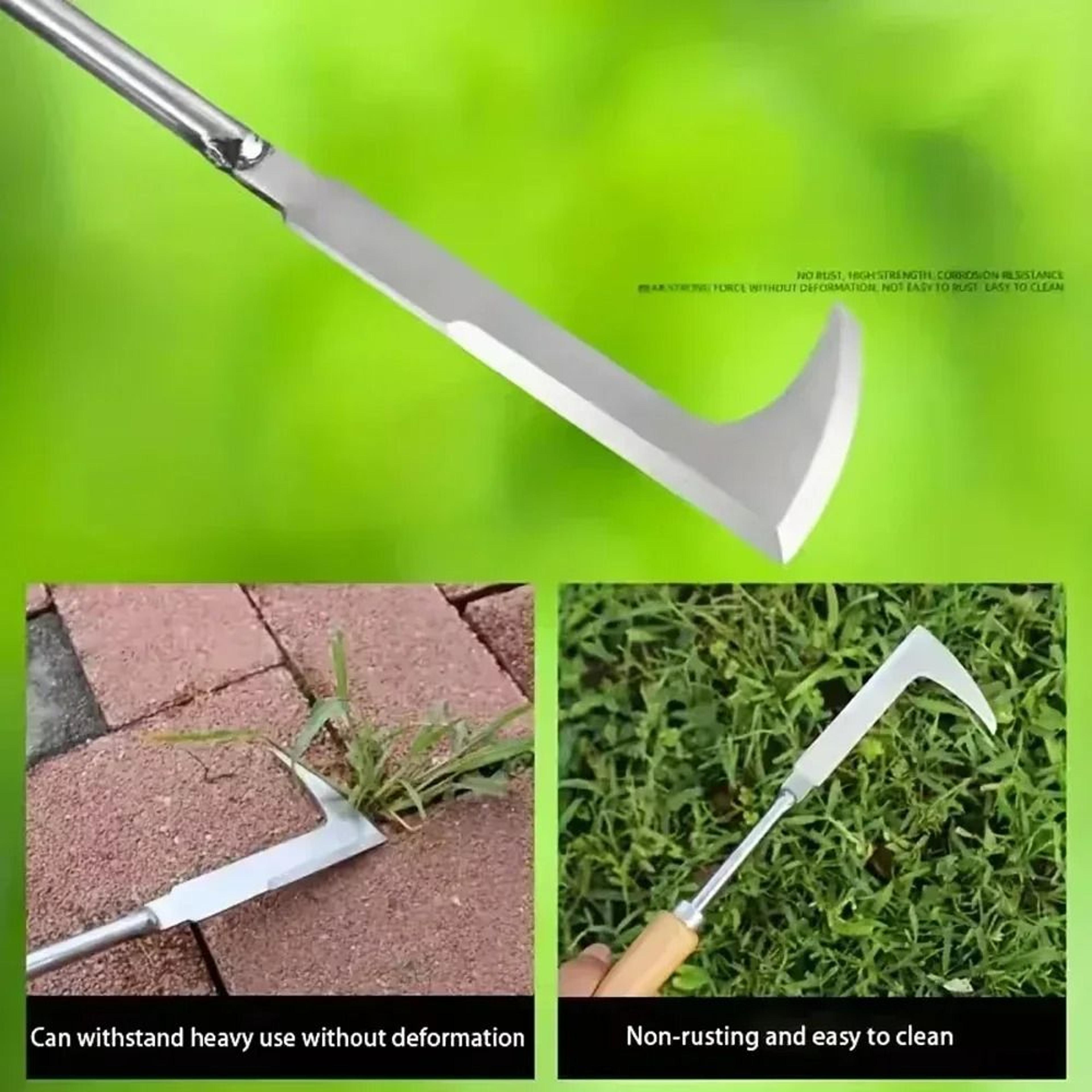 Carbon Steel Ergonomic Weeder Tool 1