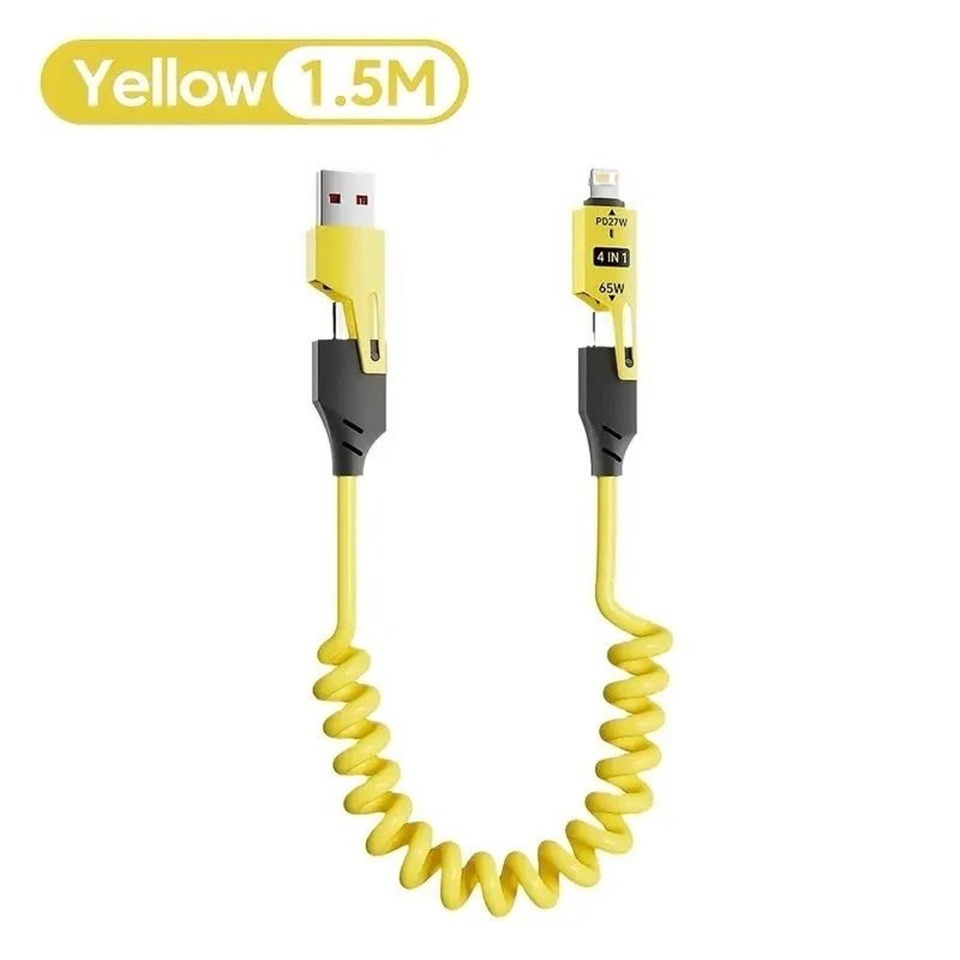 Spring Coil Fast Charging Data Cable 8