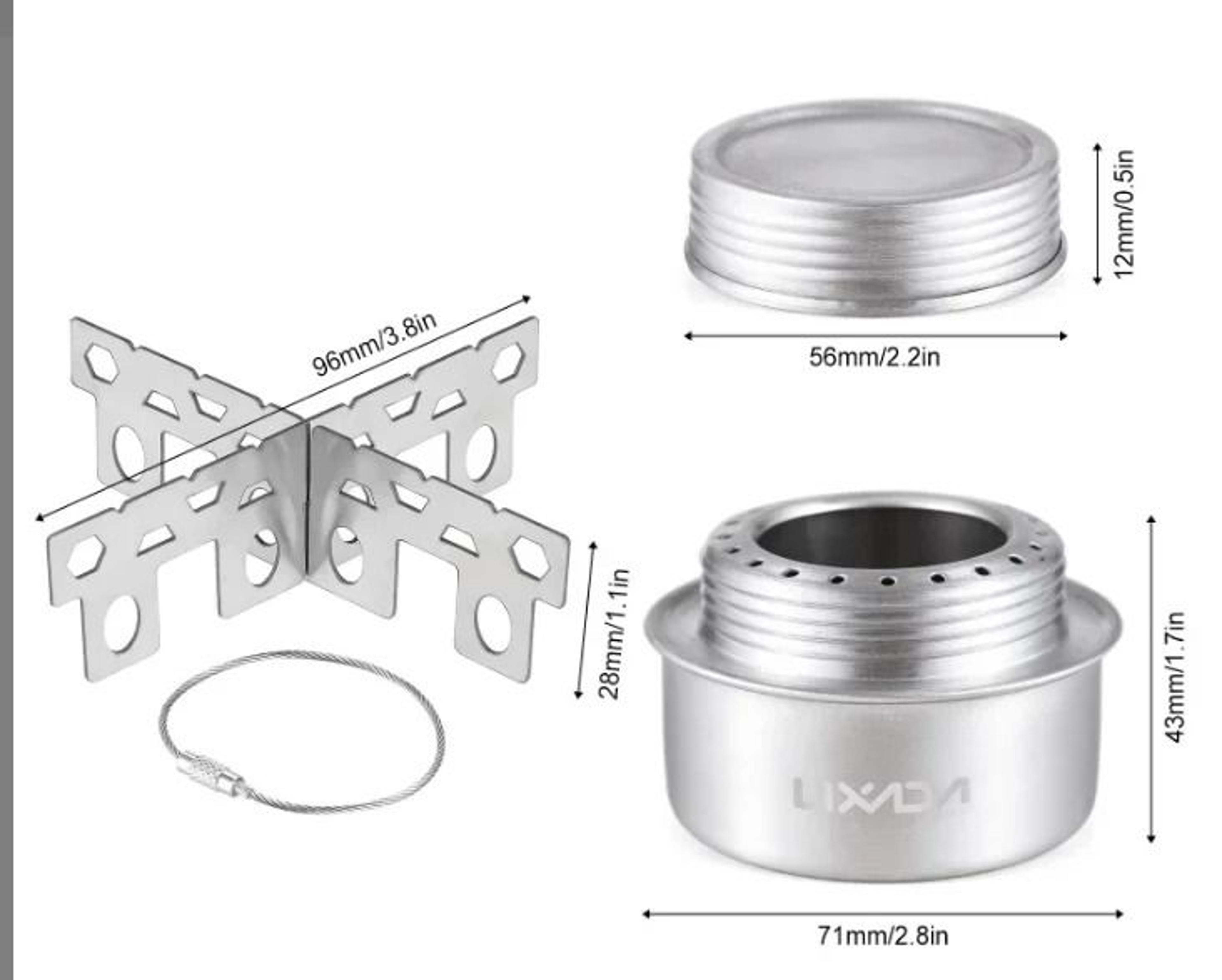 Portable Mini Alcohol Camping Stove 6