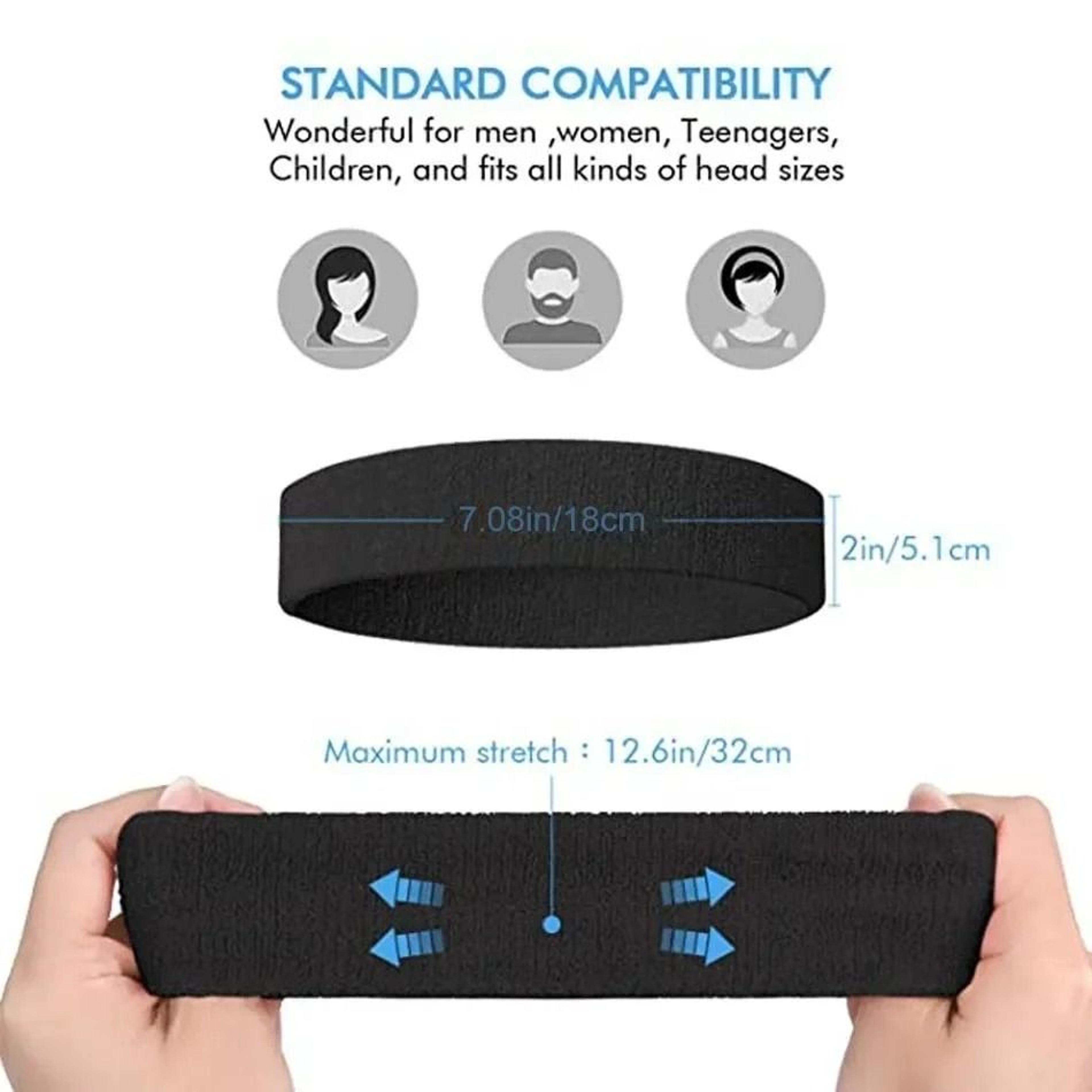 Cotton Sports Sweat Absorbing Headband 3