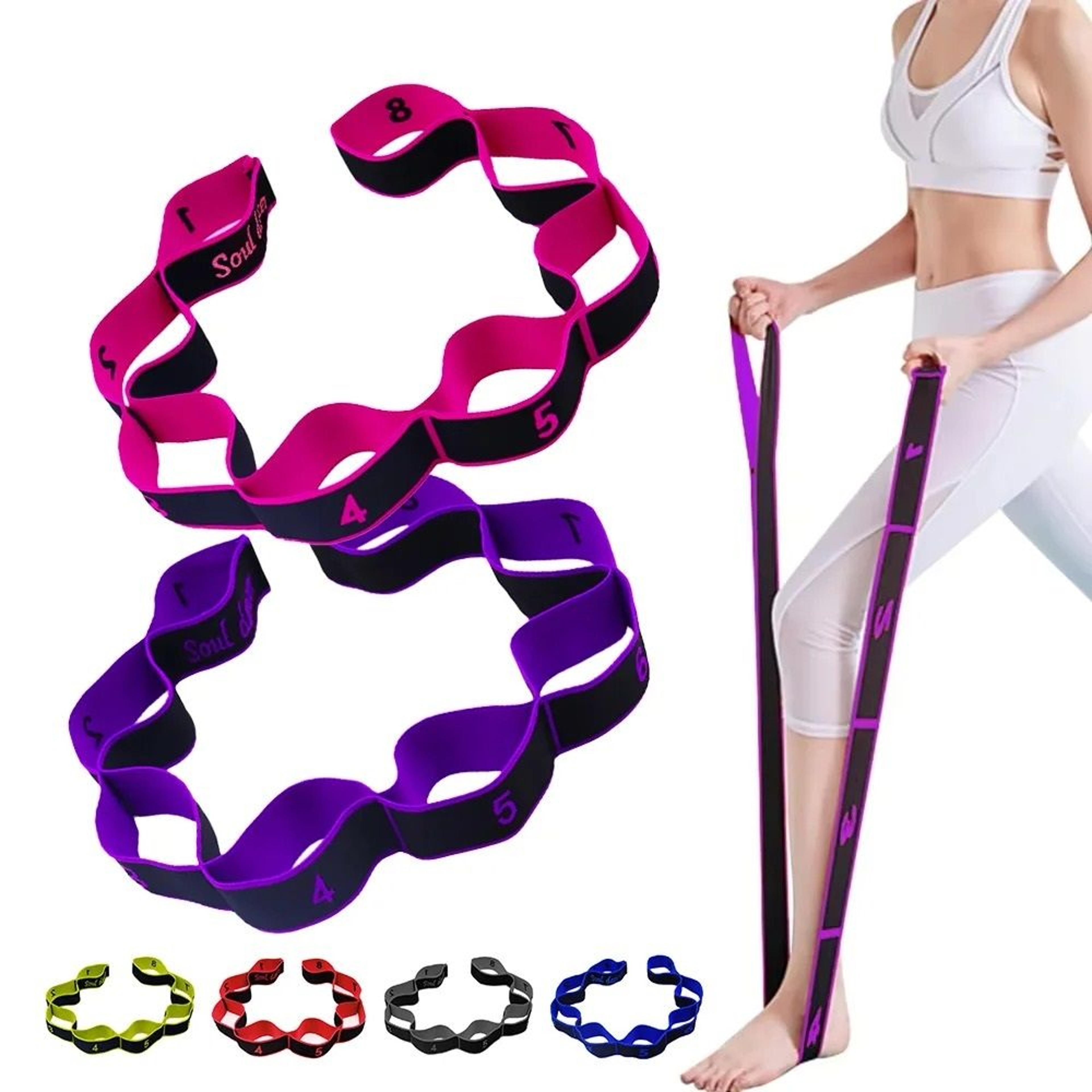 Adjustable Stretching Resistance Yoga Belt 0