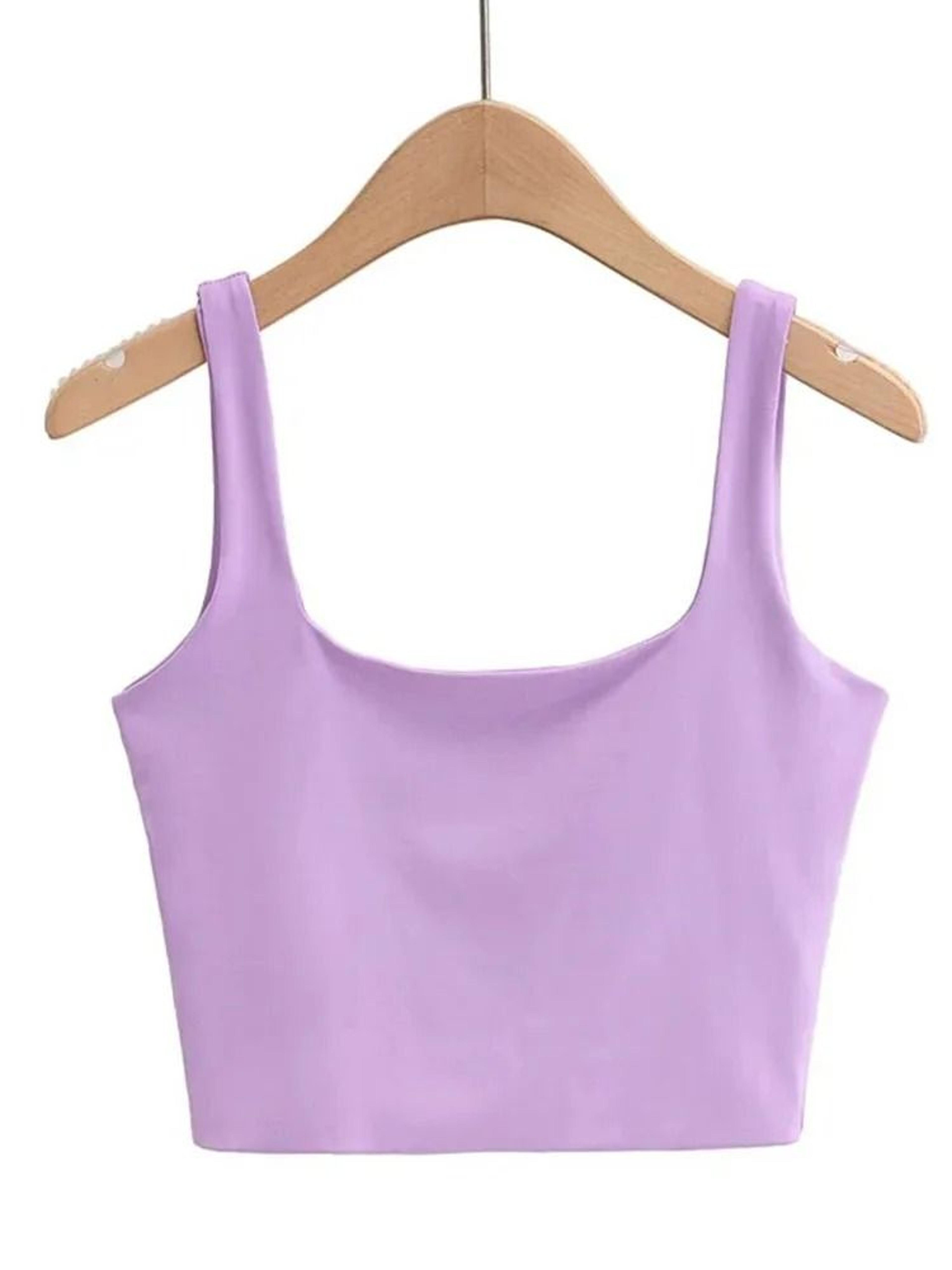 sleeveless square neck crop tank top