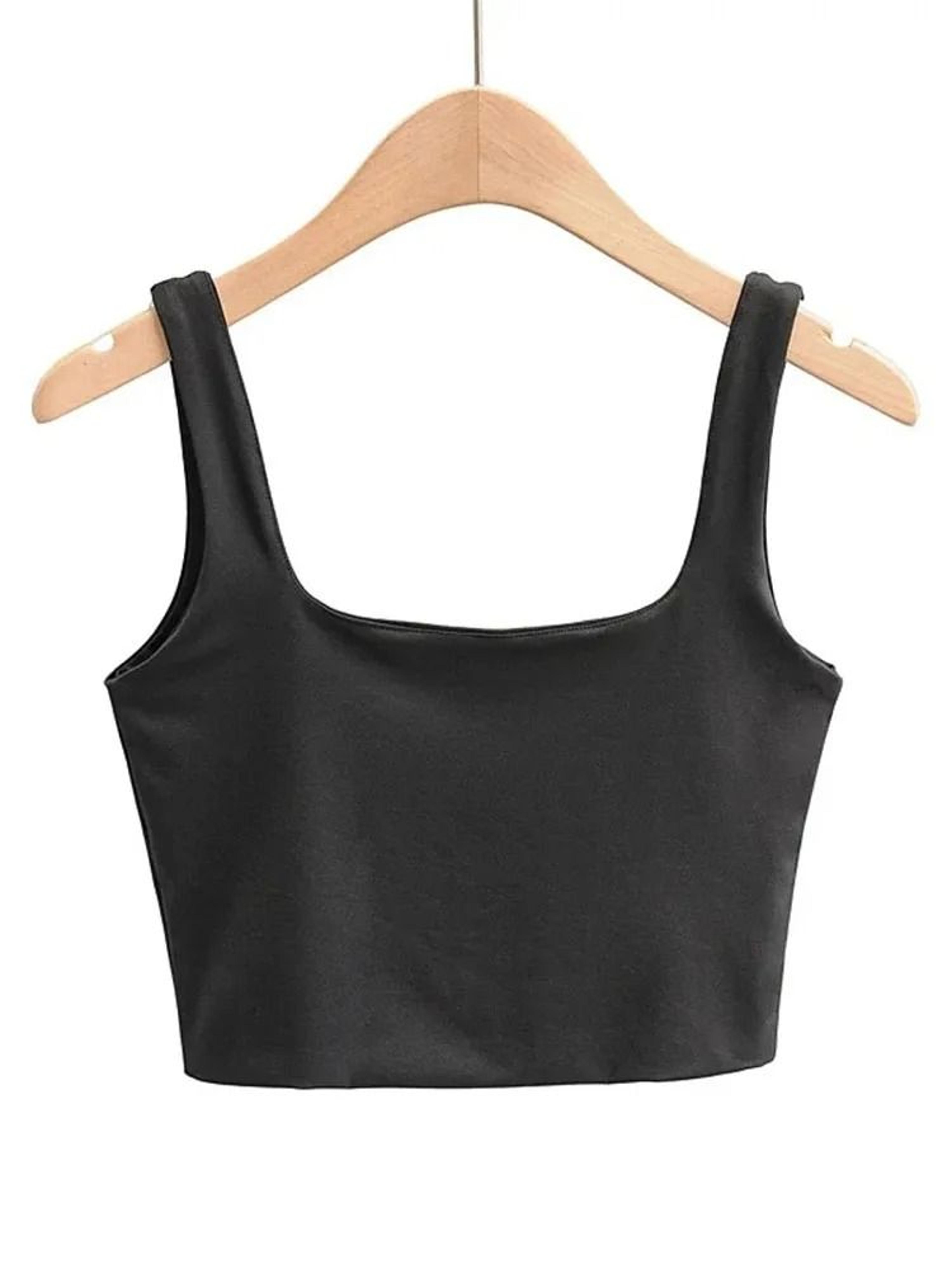 Sleeveless Square Neck Crop Tank Top 5