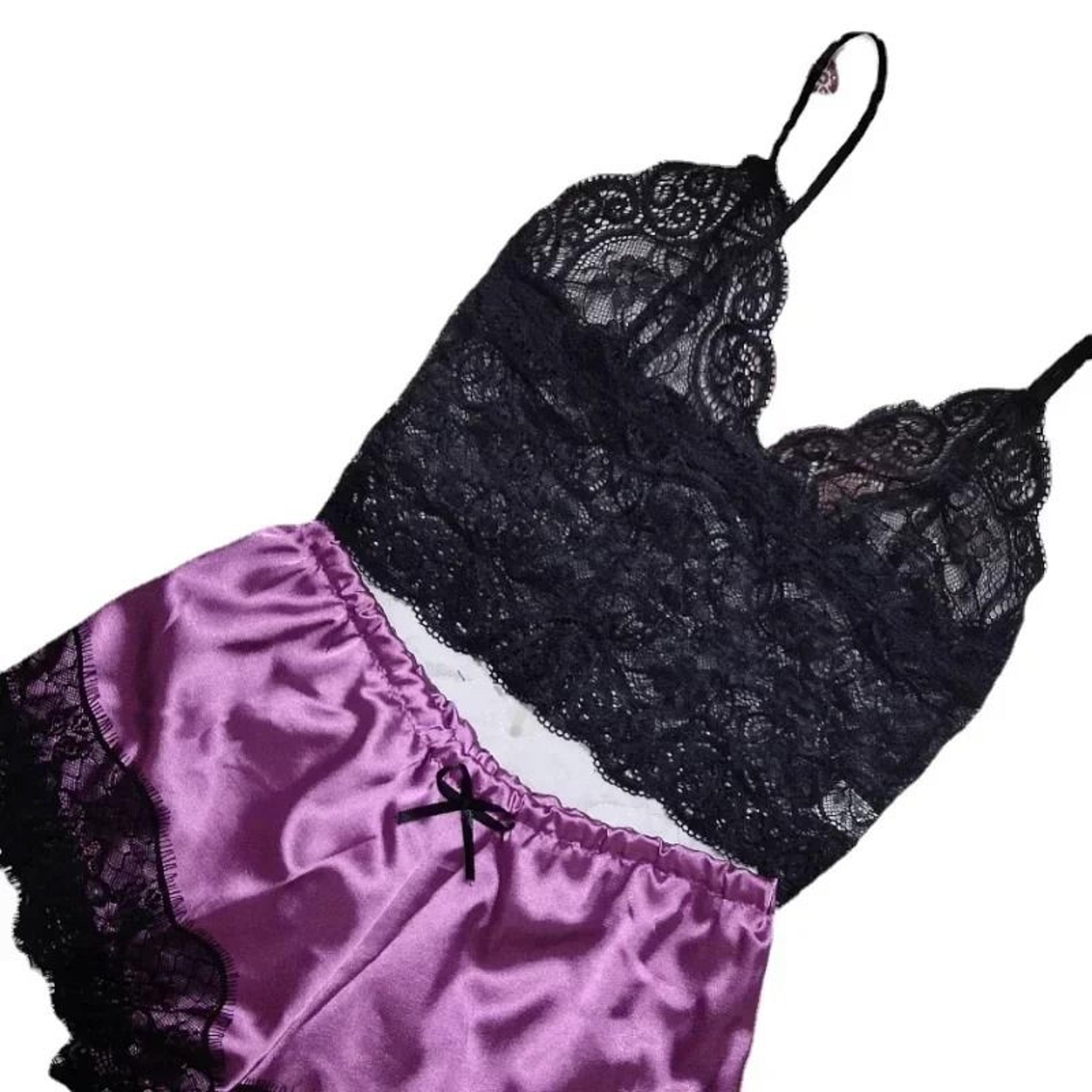 Lace Crop Top And Shorts Pajama Set 4