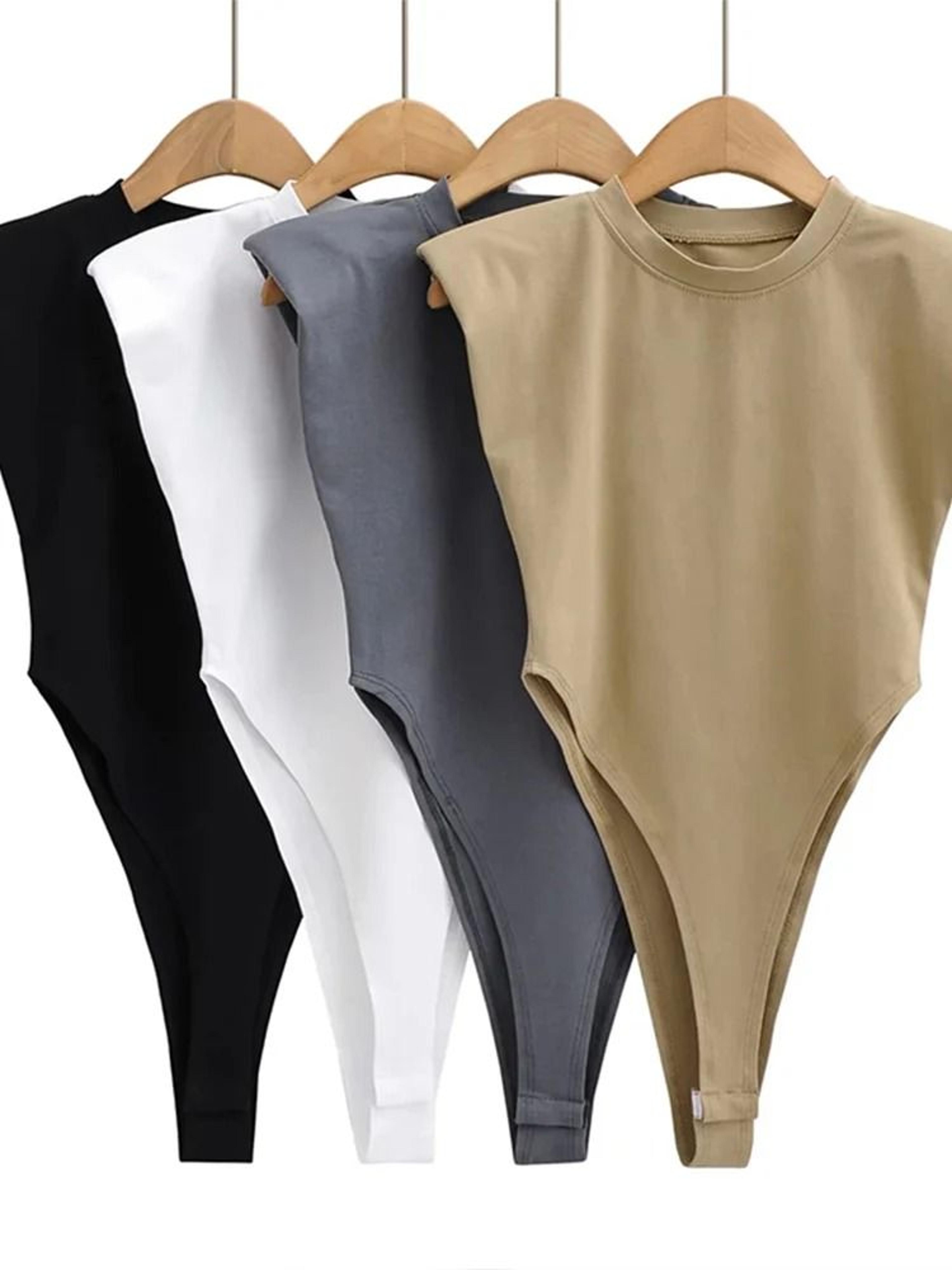 Sleeveless Bodycon Bodysuit Top For Women Summer Wear 0