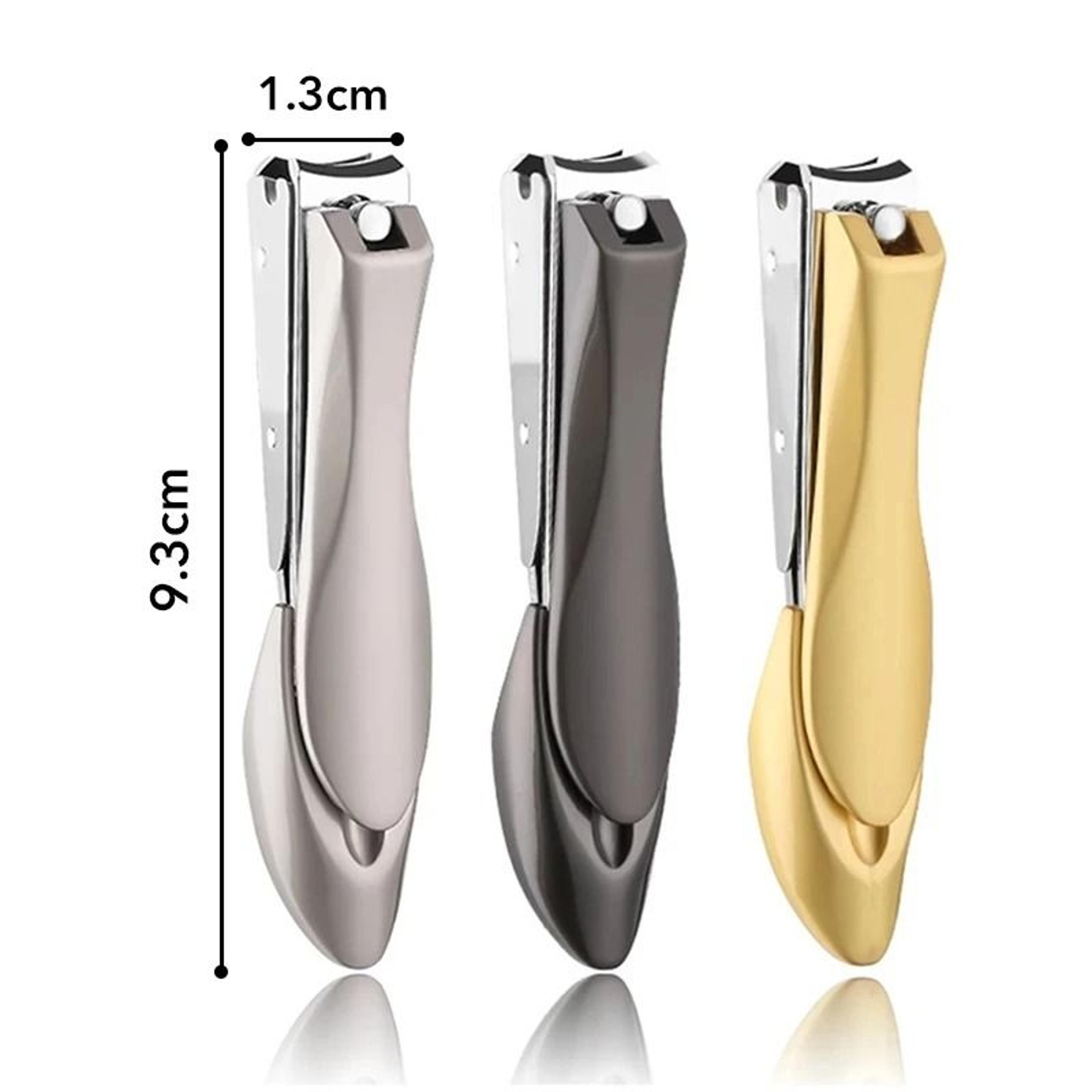 Stainless Steel Nail Clipper With Curved Blades For Precise Manicure Care 5