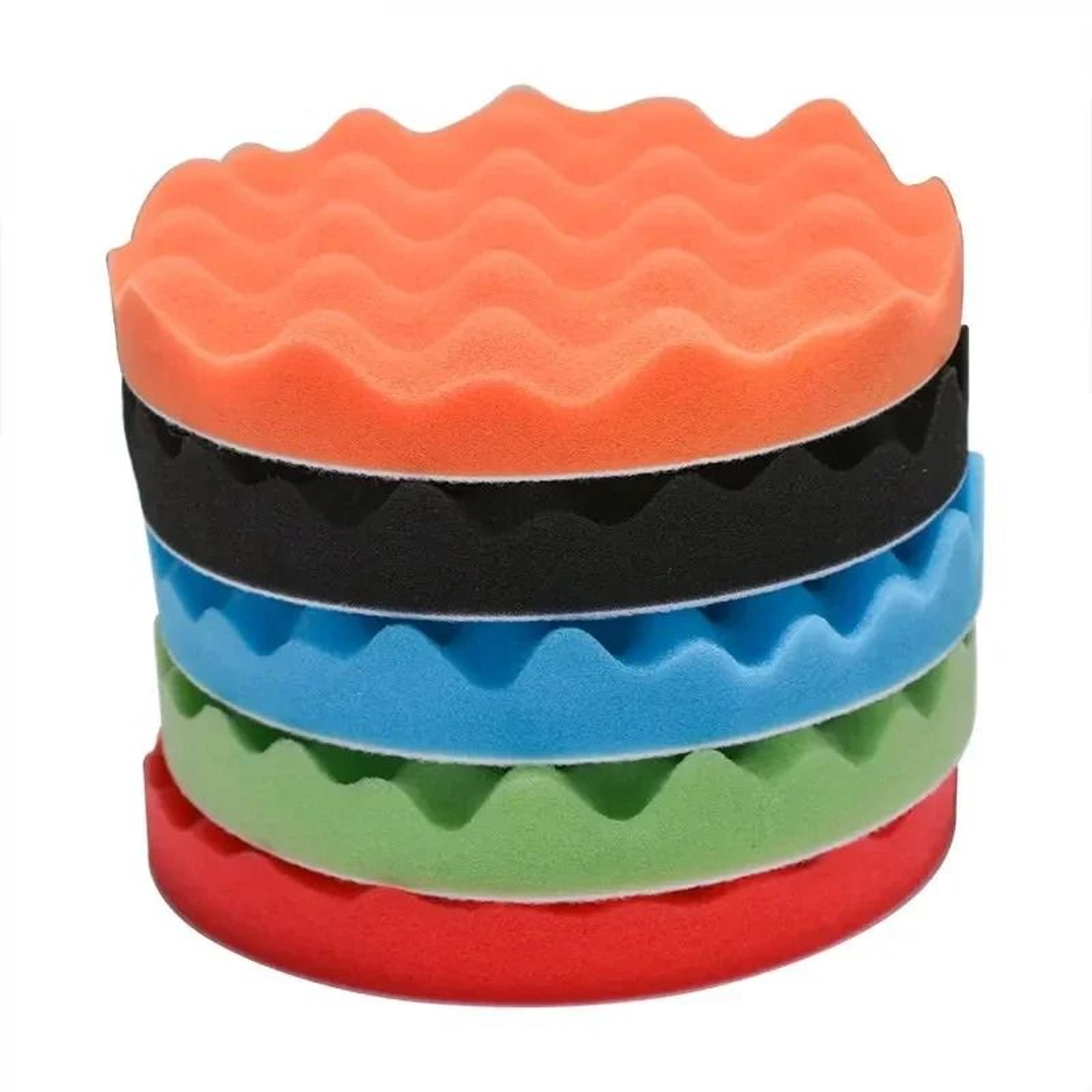 Car Polishing Pad Set For Waxing Buffing And Auto Detailing 3