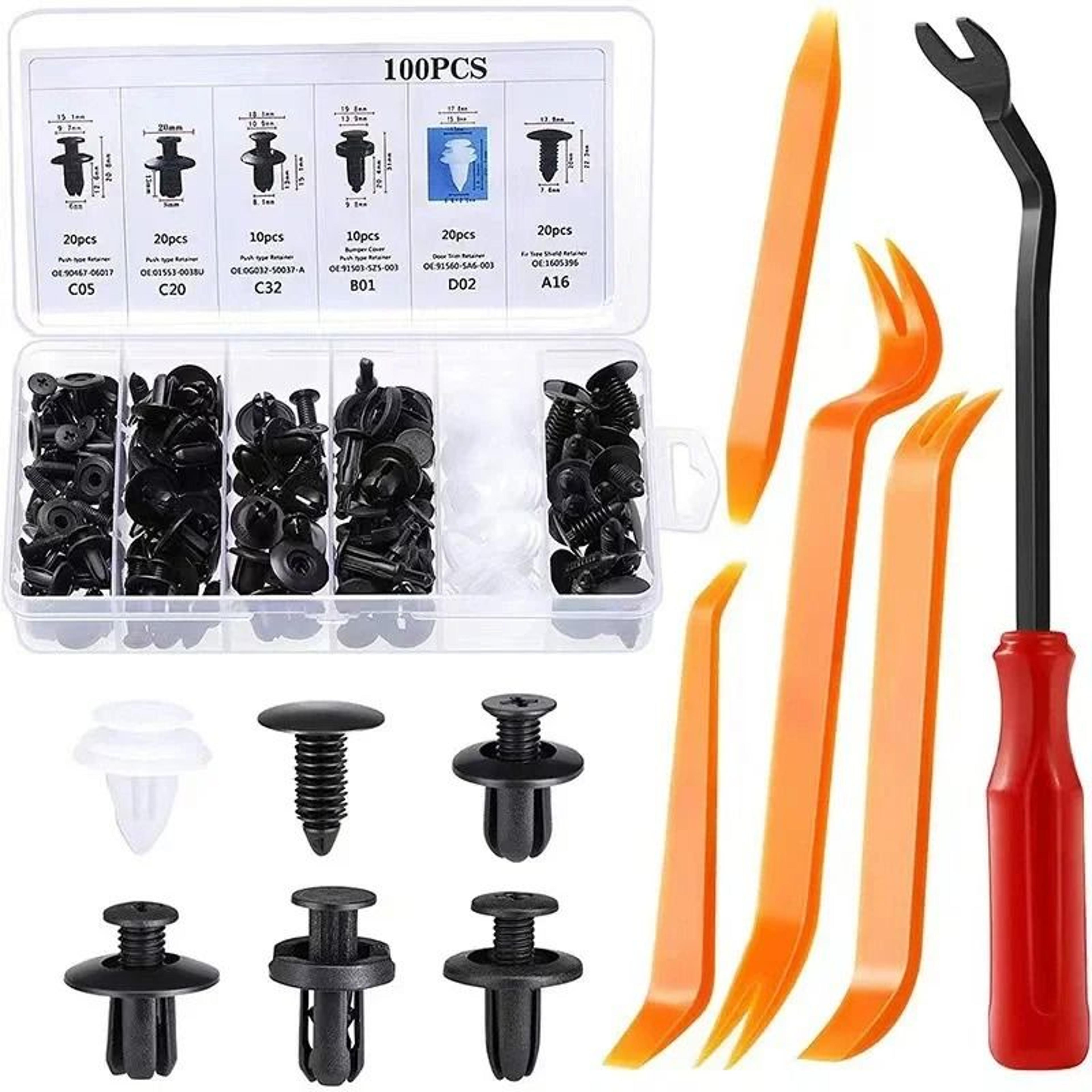Car Fastener Clips Set For Body Trim And Panel Repair 0