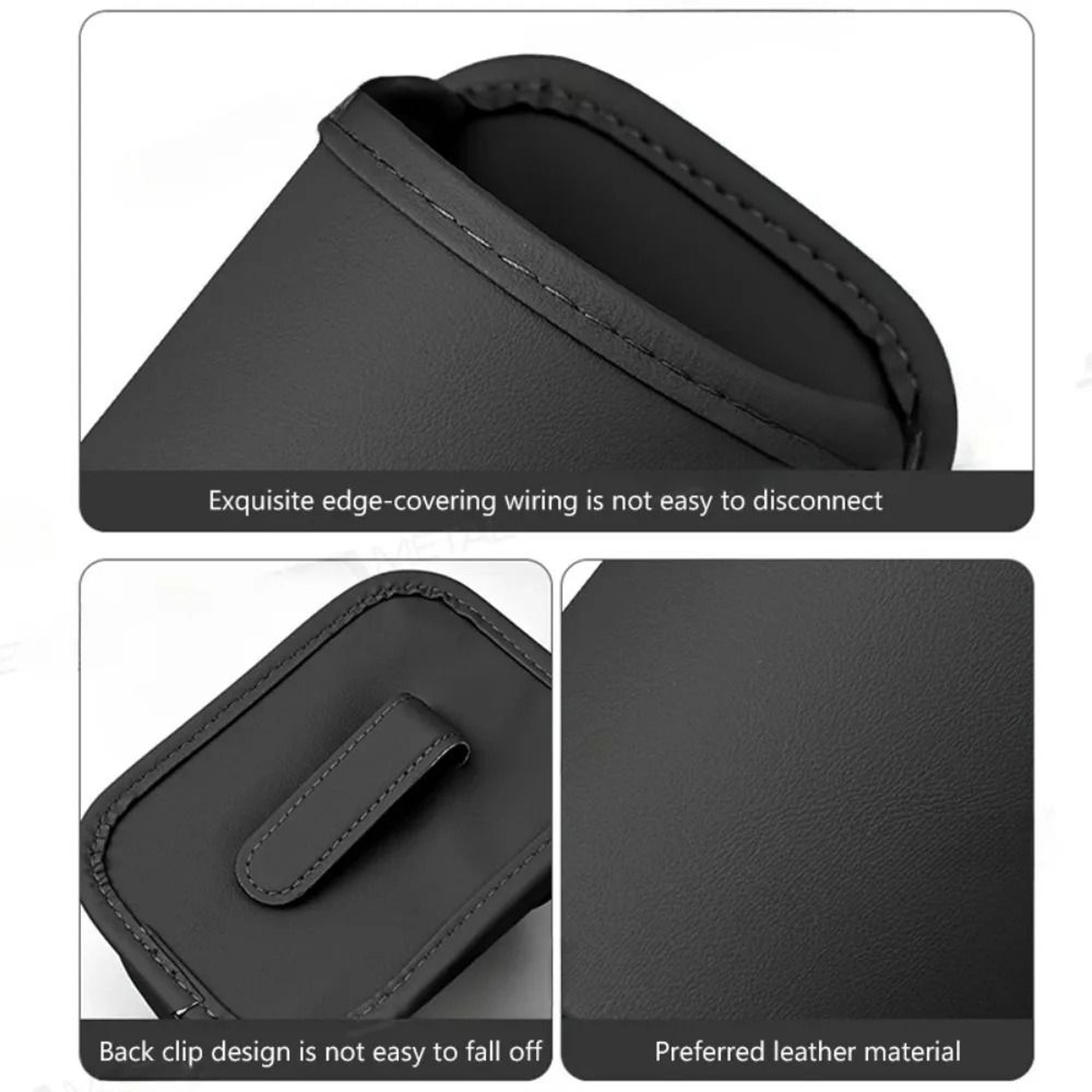 Leather Car Door Cup Holder Organizer For Interior Storage 4