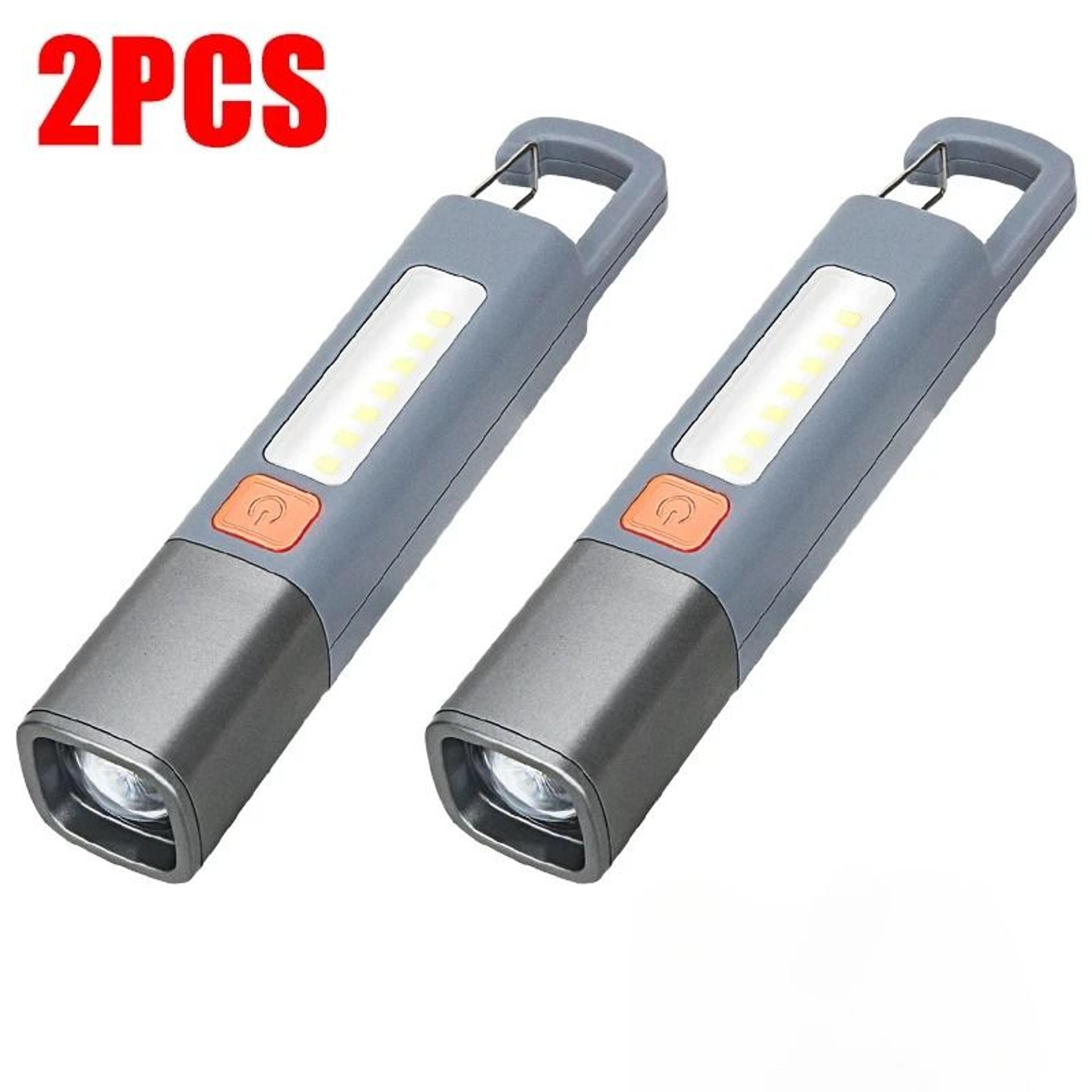 Super Bright Rechargeable LED Flashlight With Hook For Camping And Outdoor Use 8