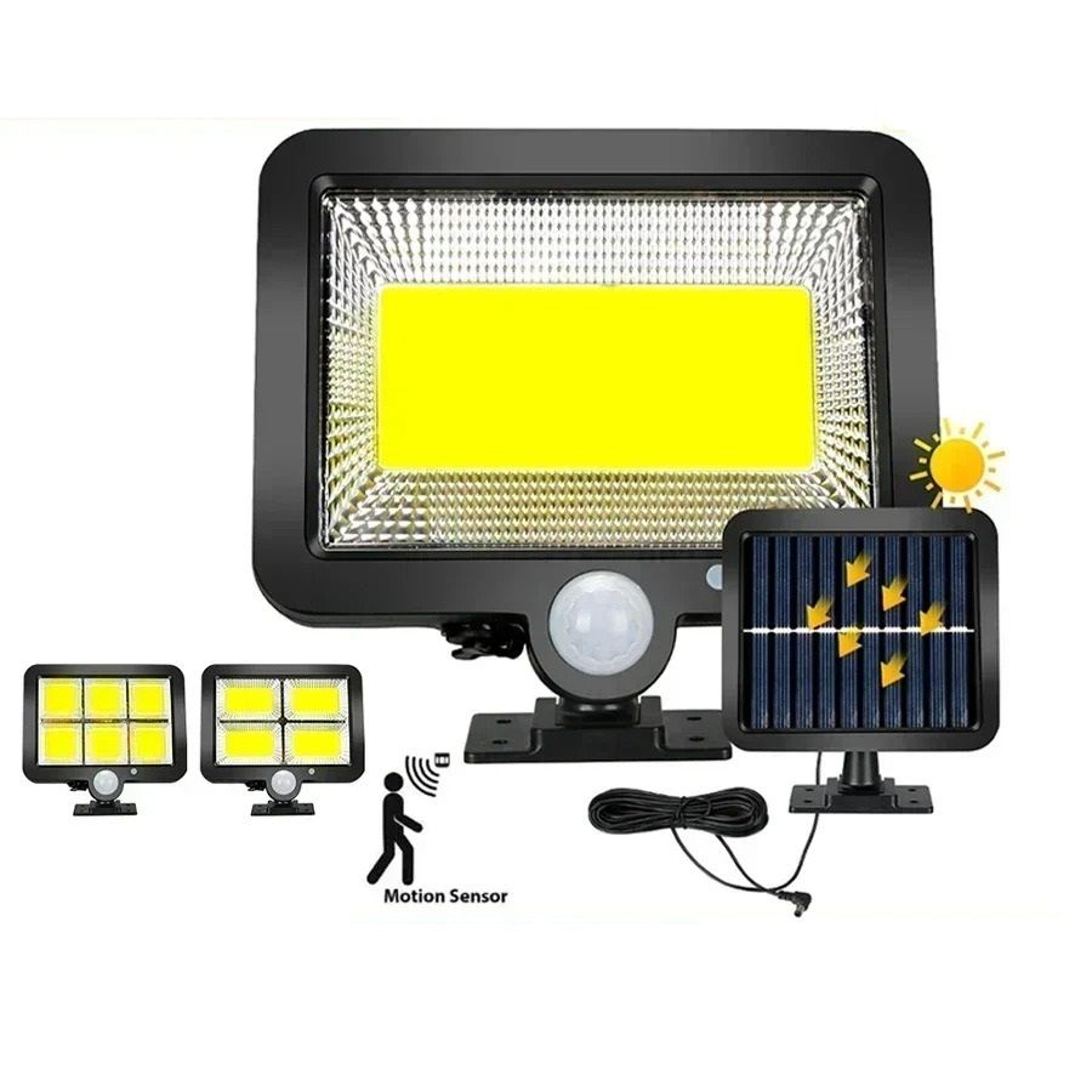 Solar Outdoor Motion Sensor Wall Light With Adjustable COB LED Split Design 0