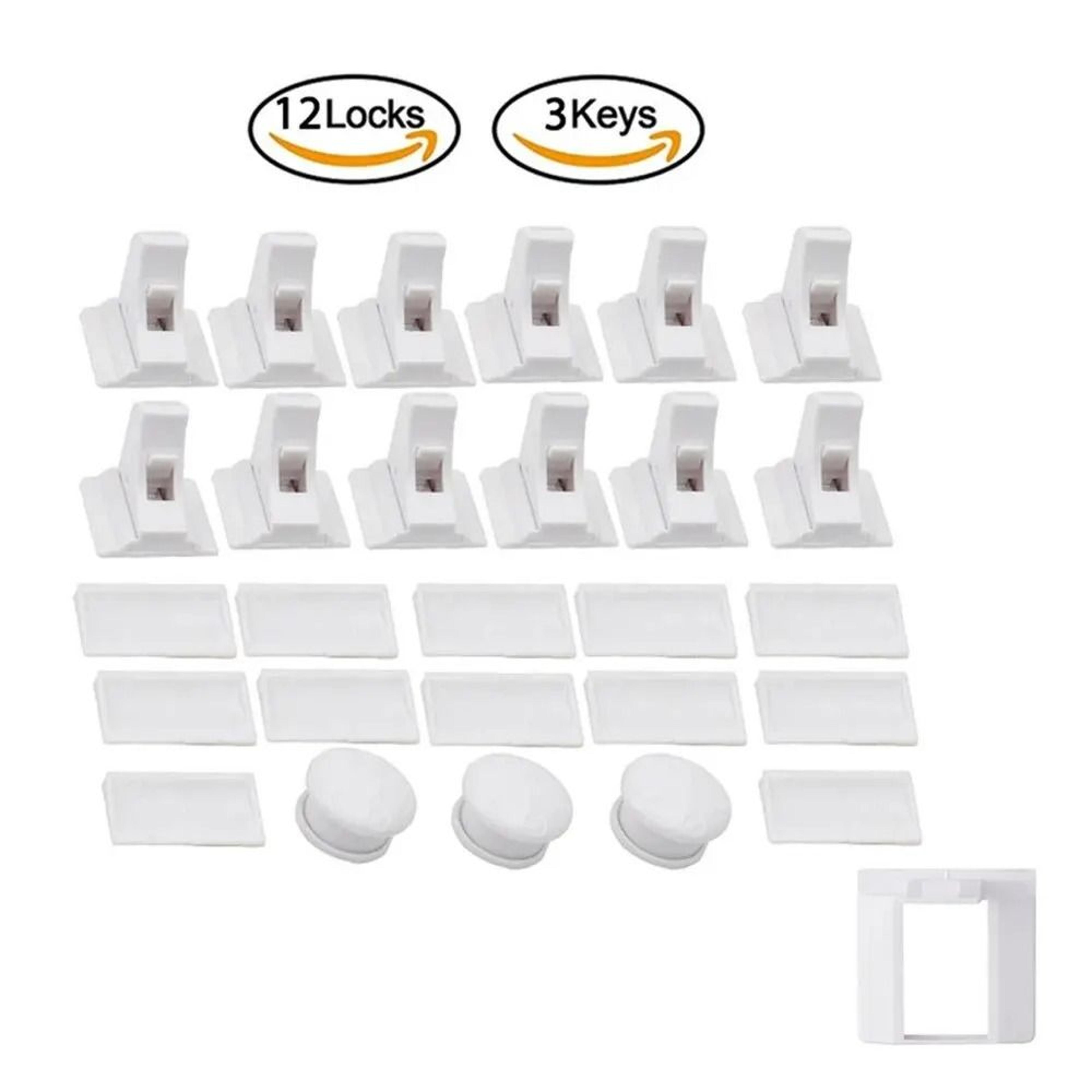 Baby Safety Magnetic Cabinet Lock For Child Proofing Drawers And Doors 8