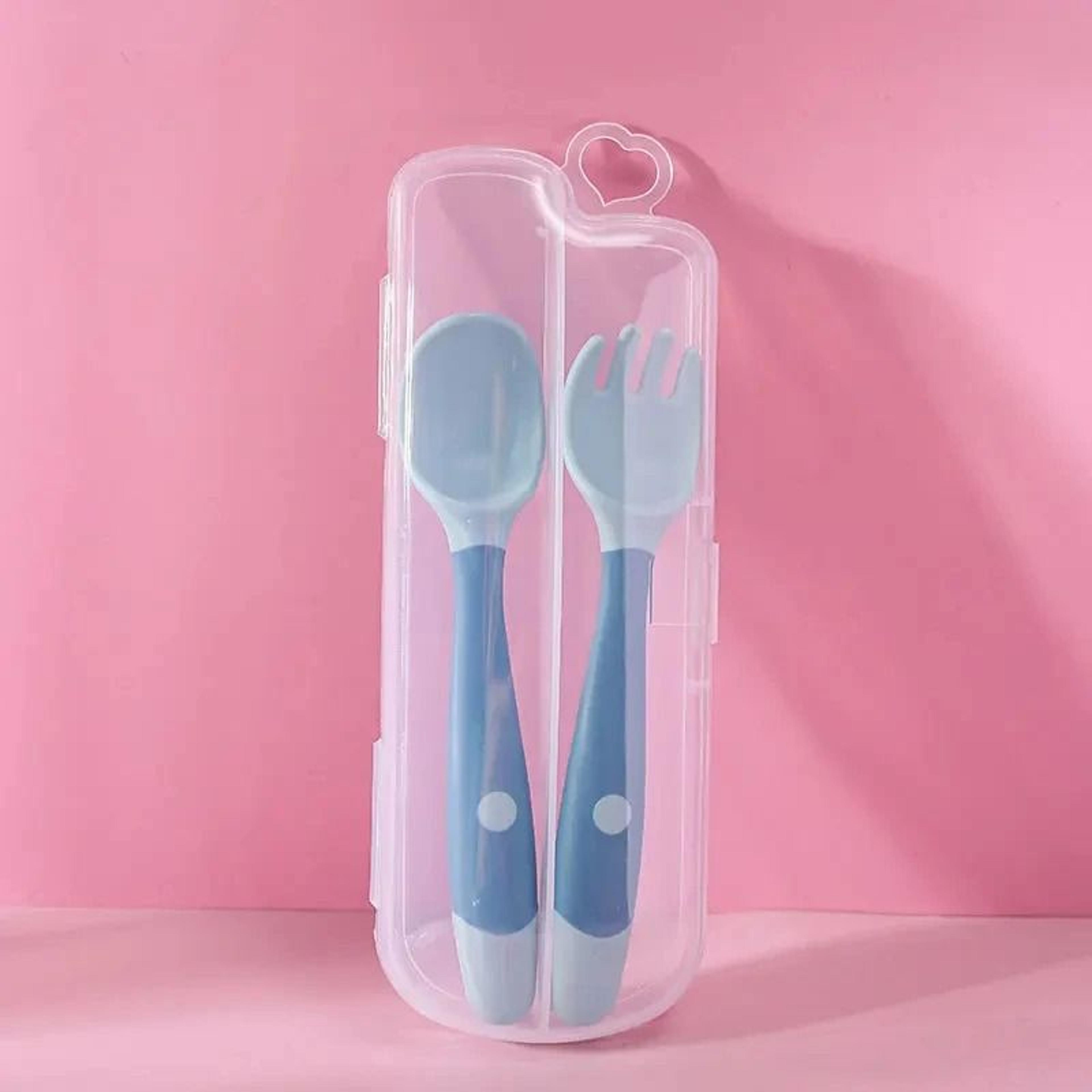 Bendable Baby Fork And Spoon Set For Infant Feeding And Self Learning 8