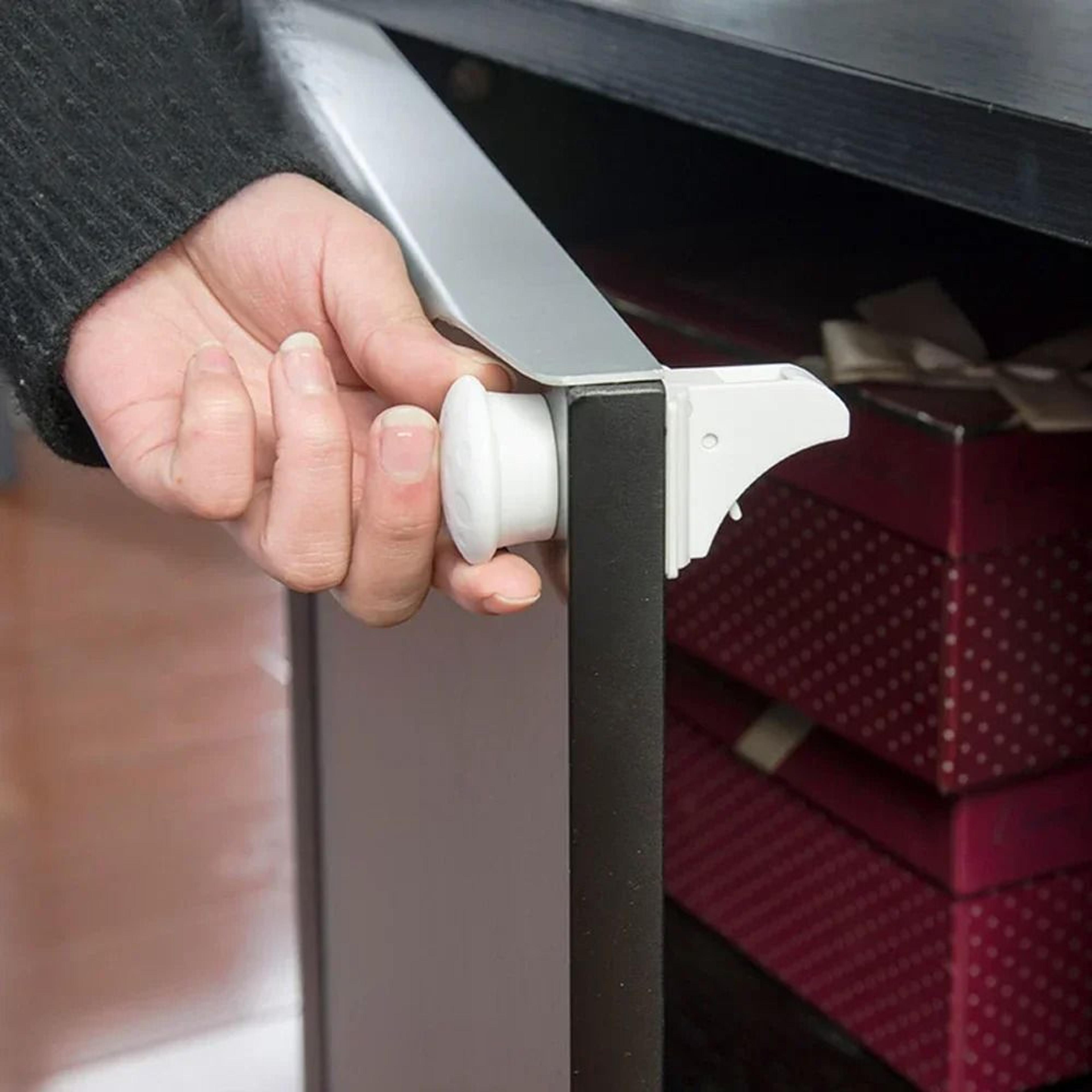 Invisible Child Safety Lock For Cabinets Drawers And Doors 1