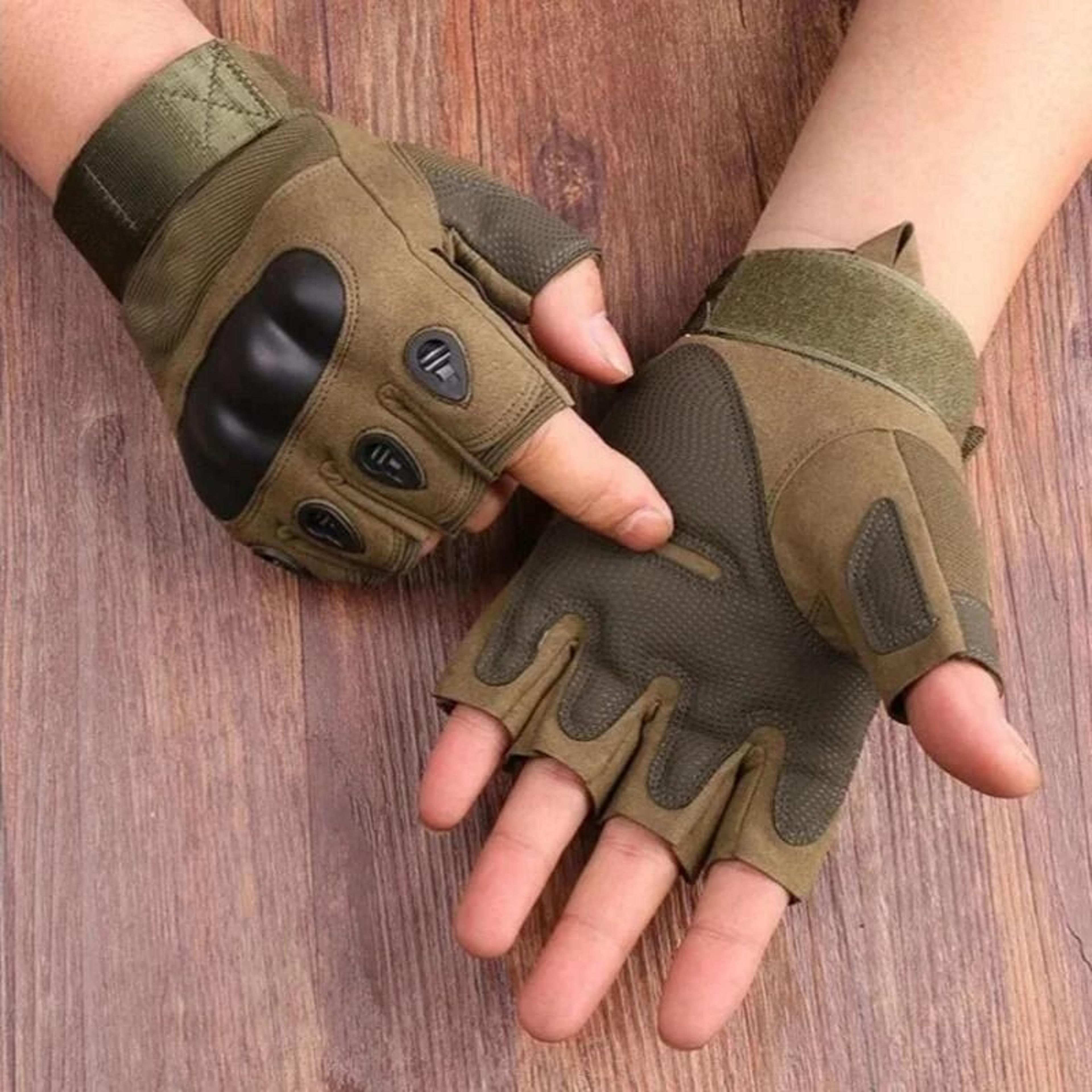 Mens Half Finger Tactical Gloves For Outdoor Sports And Riding 1