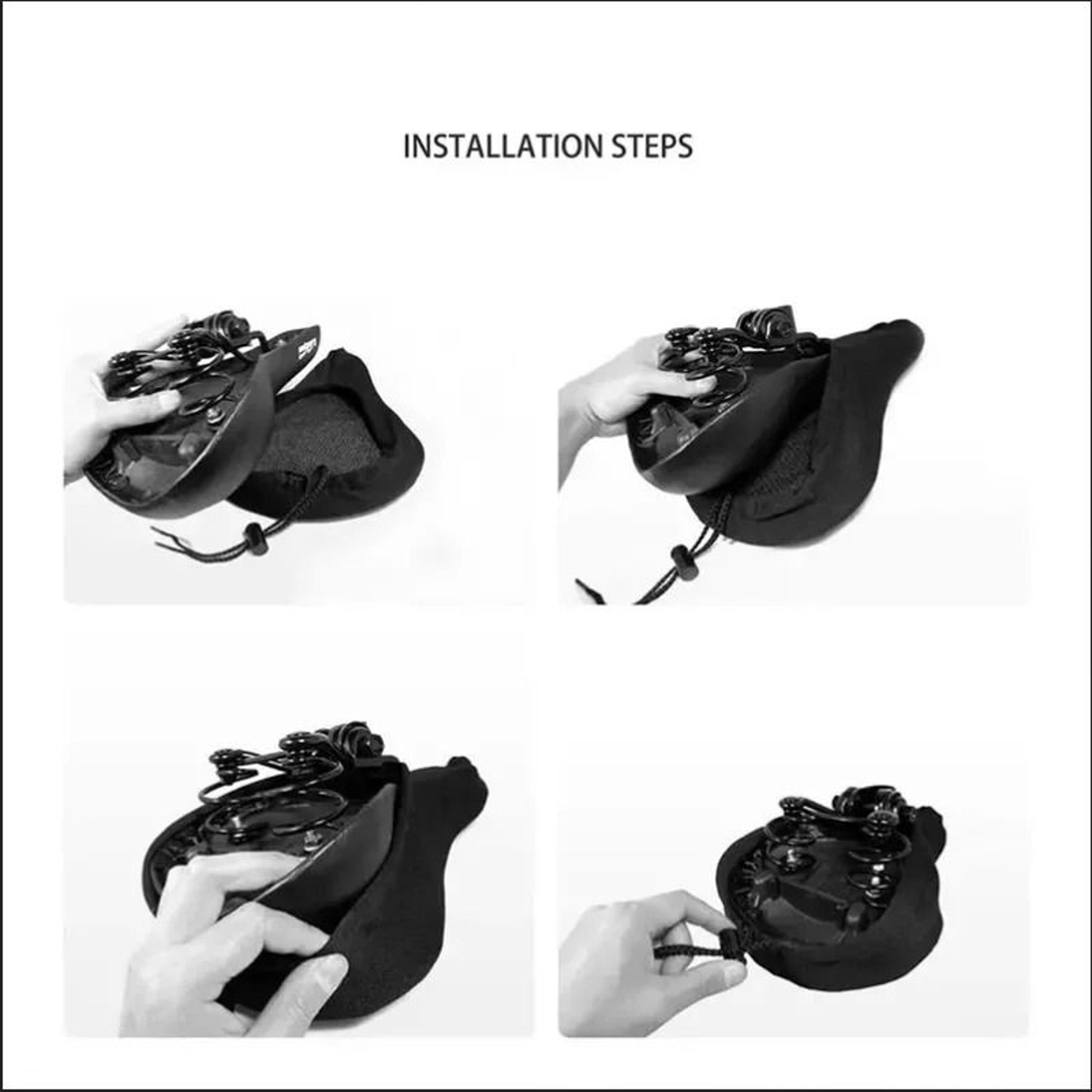 Soft 3D Padded Cycling Saddle Seat Cover Cushion For Comfortable Riding 2