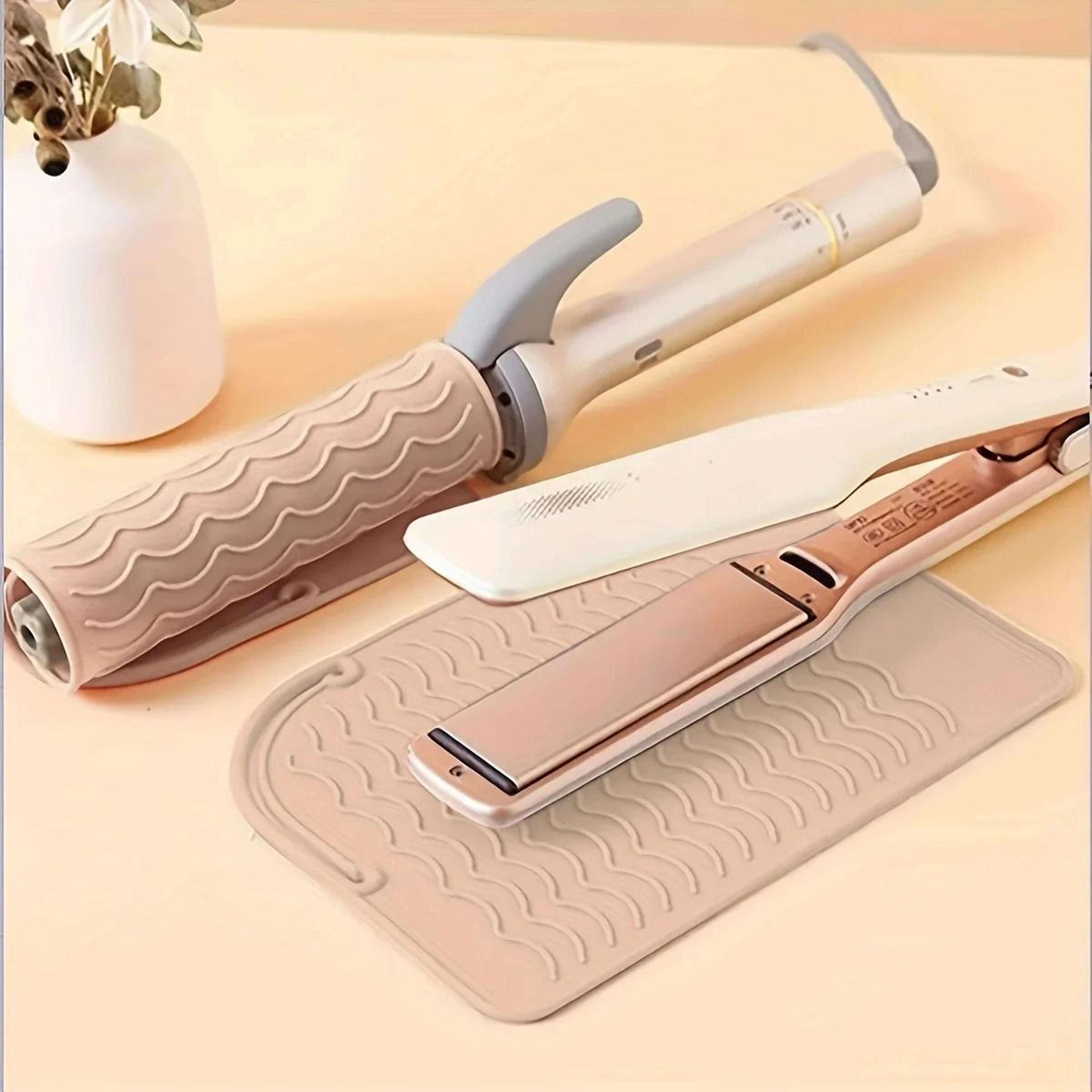 Heat Resistant Silicone Mat For Hair Tools And Countertop Protection 5