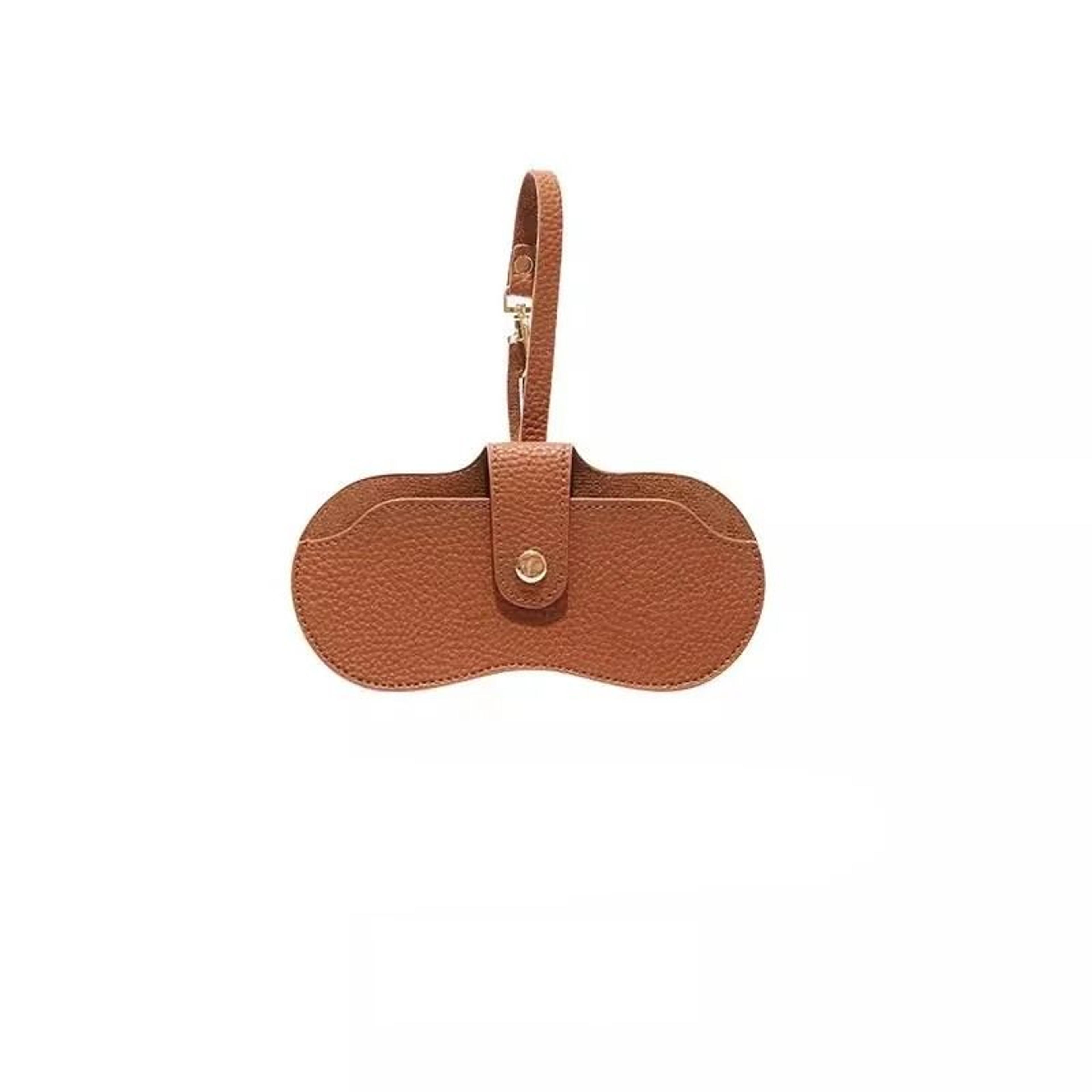 Slim Soft Leather Glasses Pouch For Sunglasses And Eyewear Storage 6