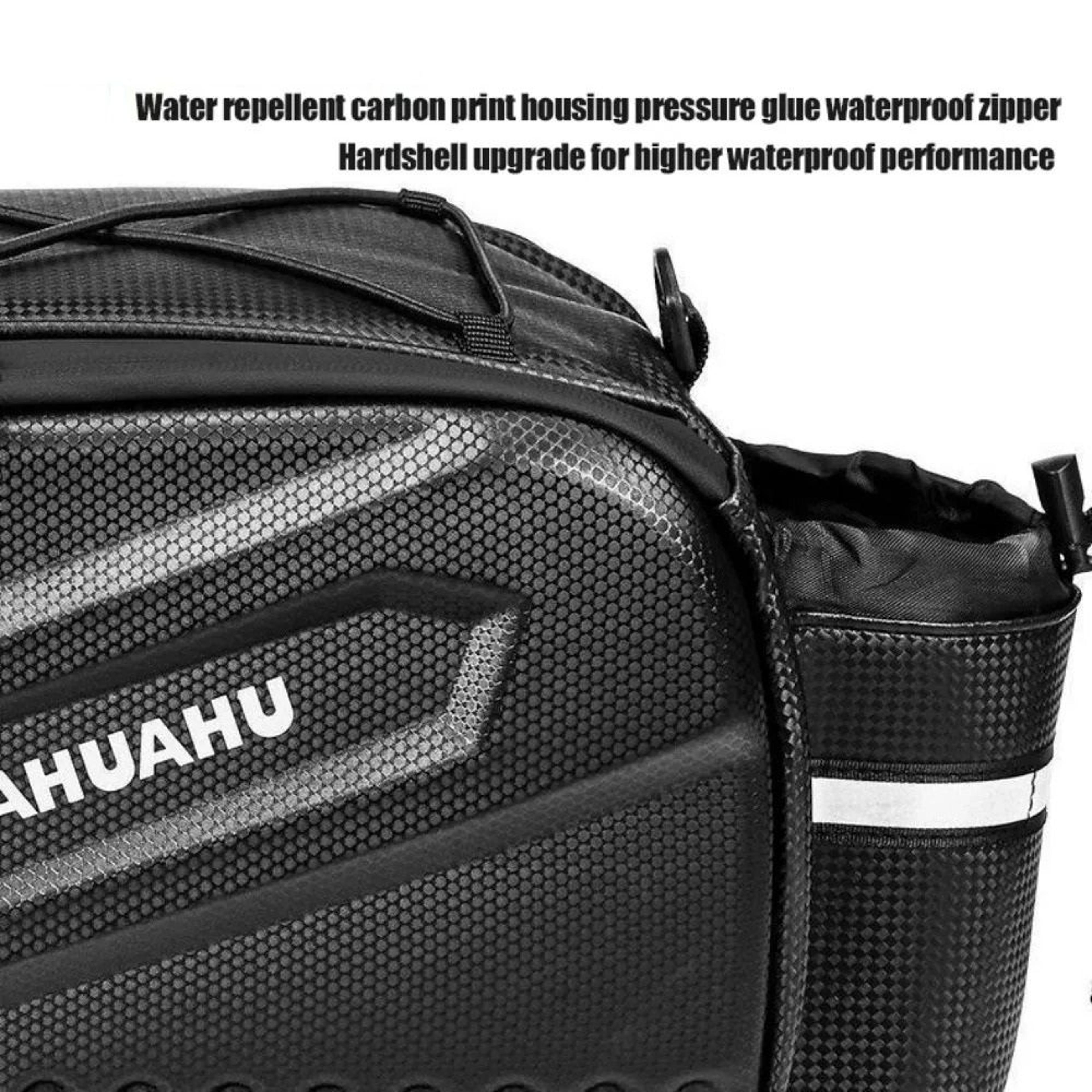 Large Capacity Bicycle Rear Seat Bag With Waterproof Storage 2