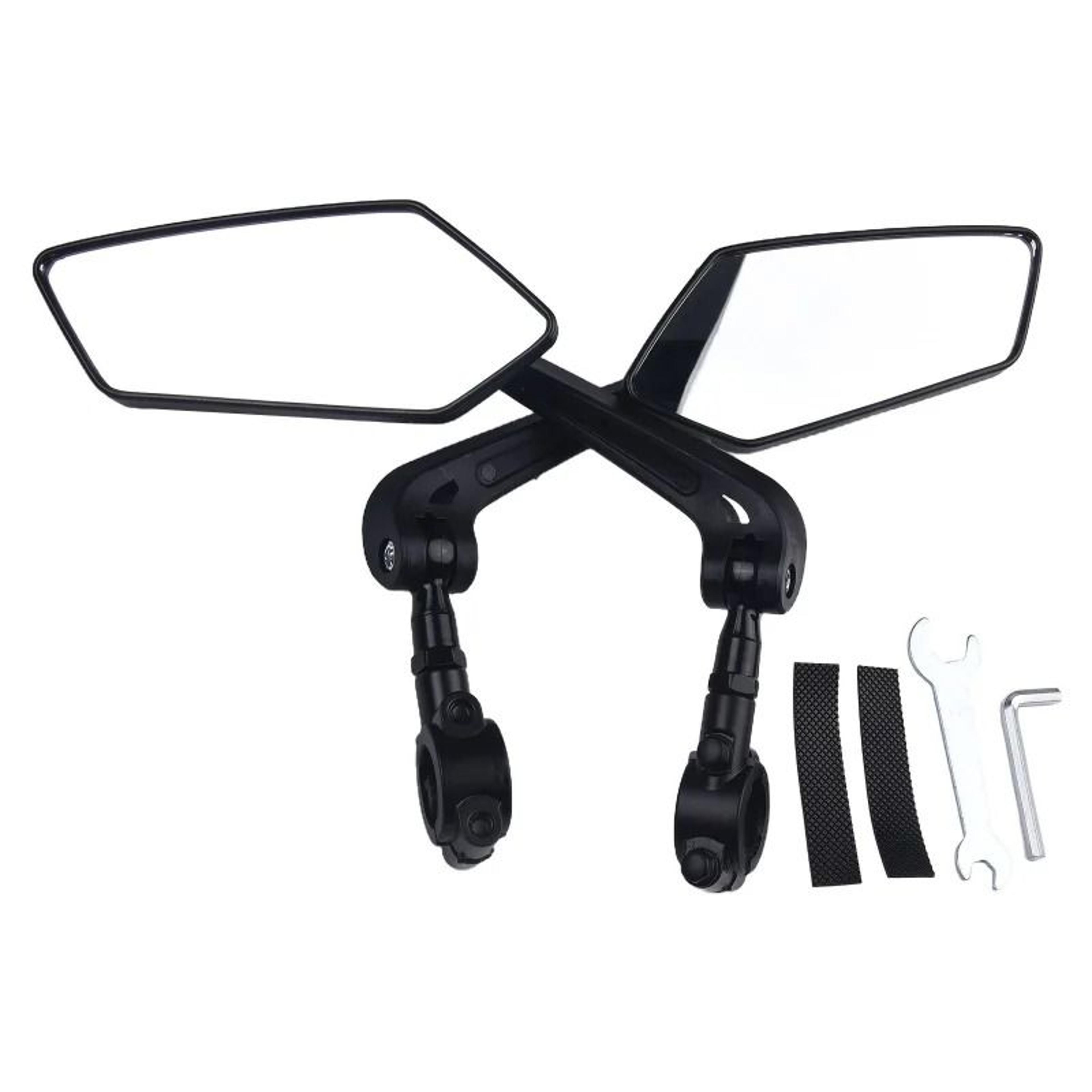 360 Degree Adjustable Bicycle Rear View Mirror With Handlebar Reflector 4