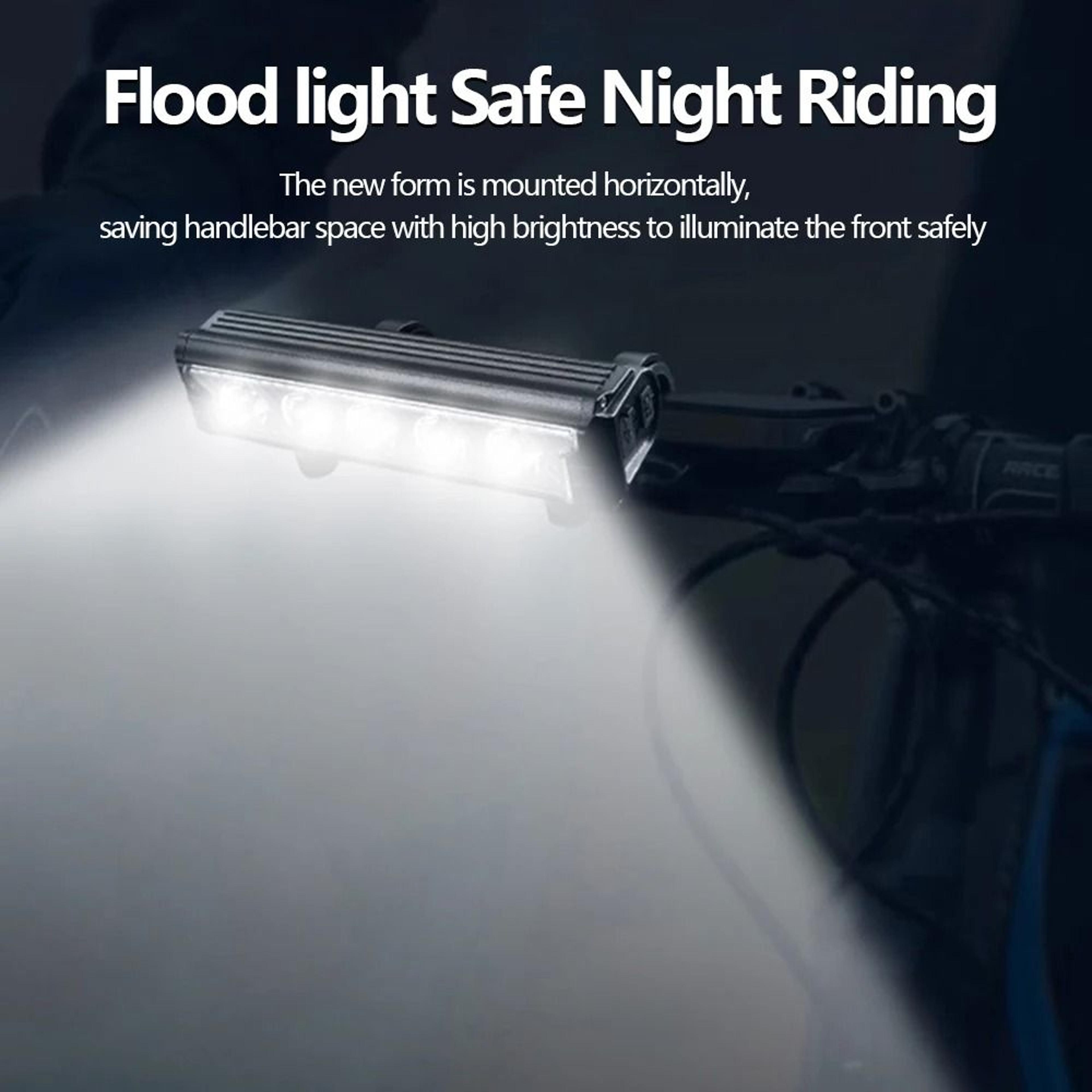 Rechargeable Bicycle Front Light Waterproof LED Bike Headlight 5