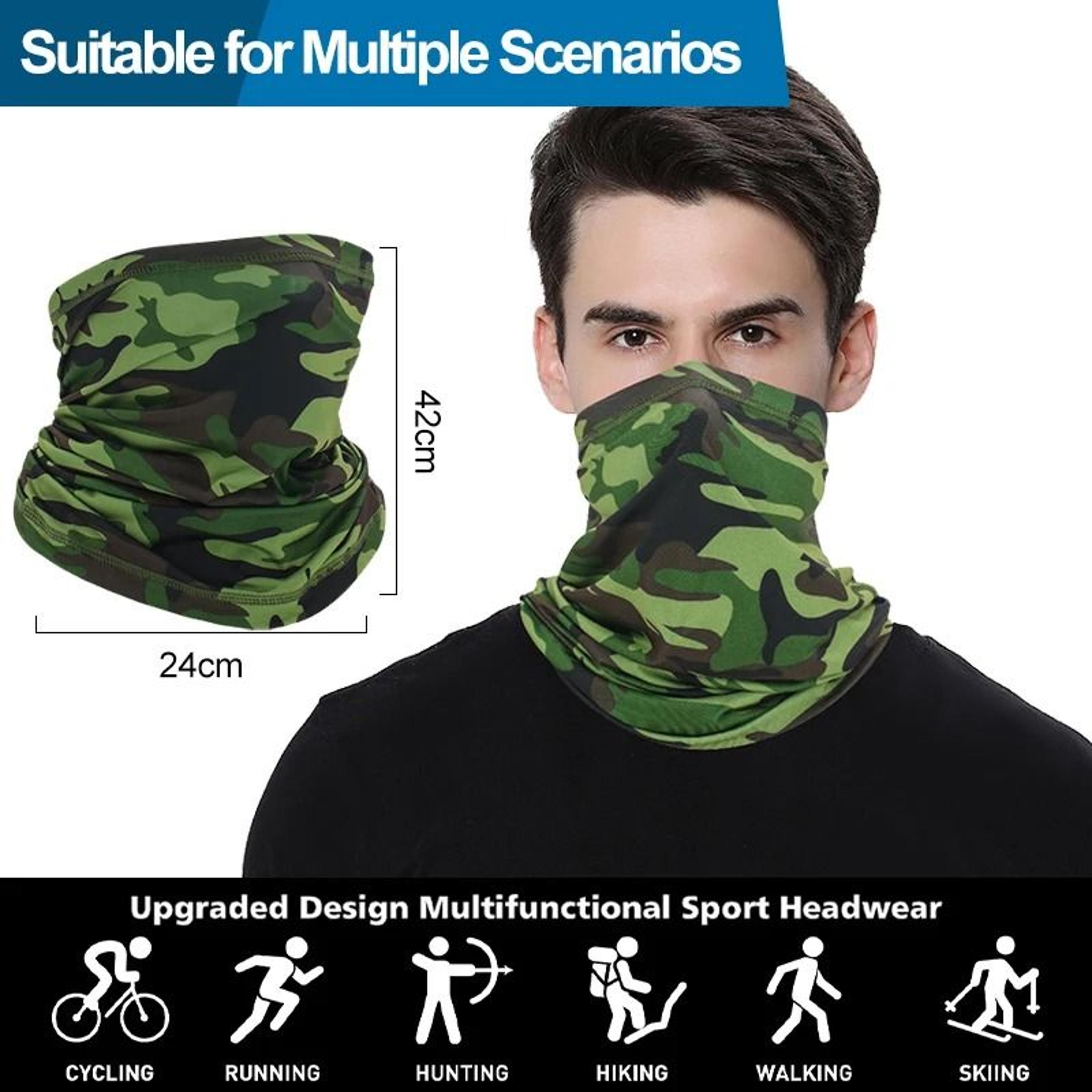 Breathable Cycling Face Mask Summer Neck Gaiter Sport Bandana 4