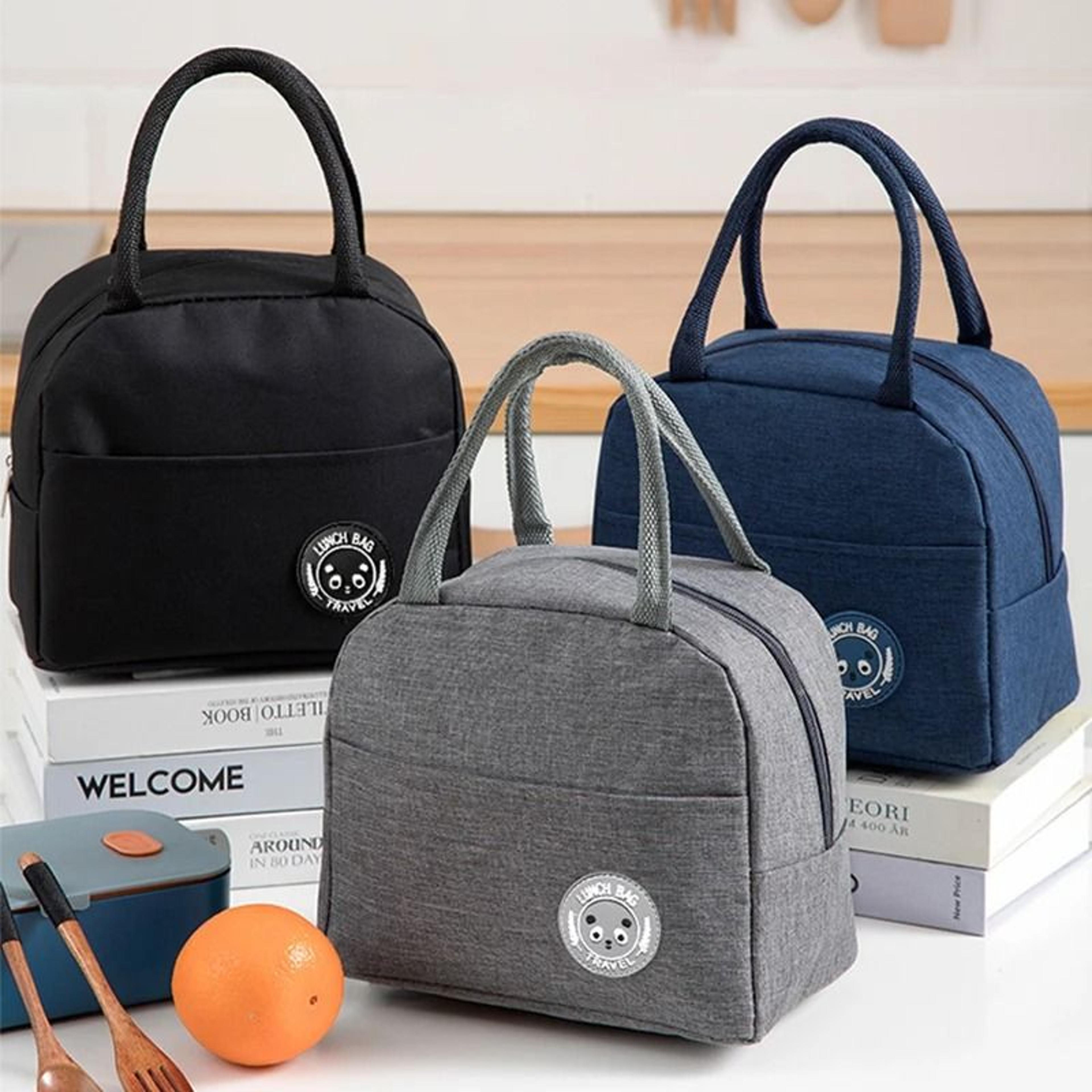Insulated Thermal Lunch Bag Portable Aluminum Foil Bento Handbag For Students And Office 0