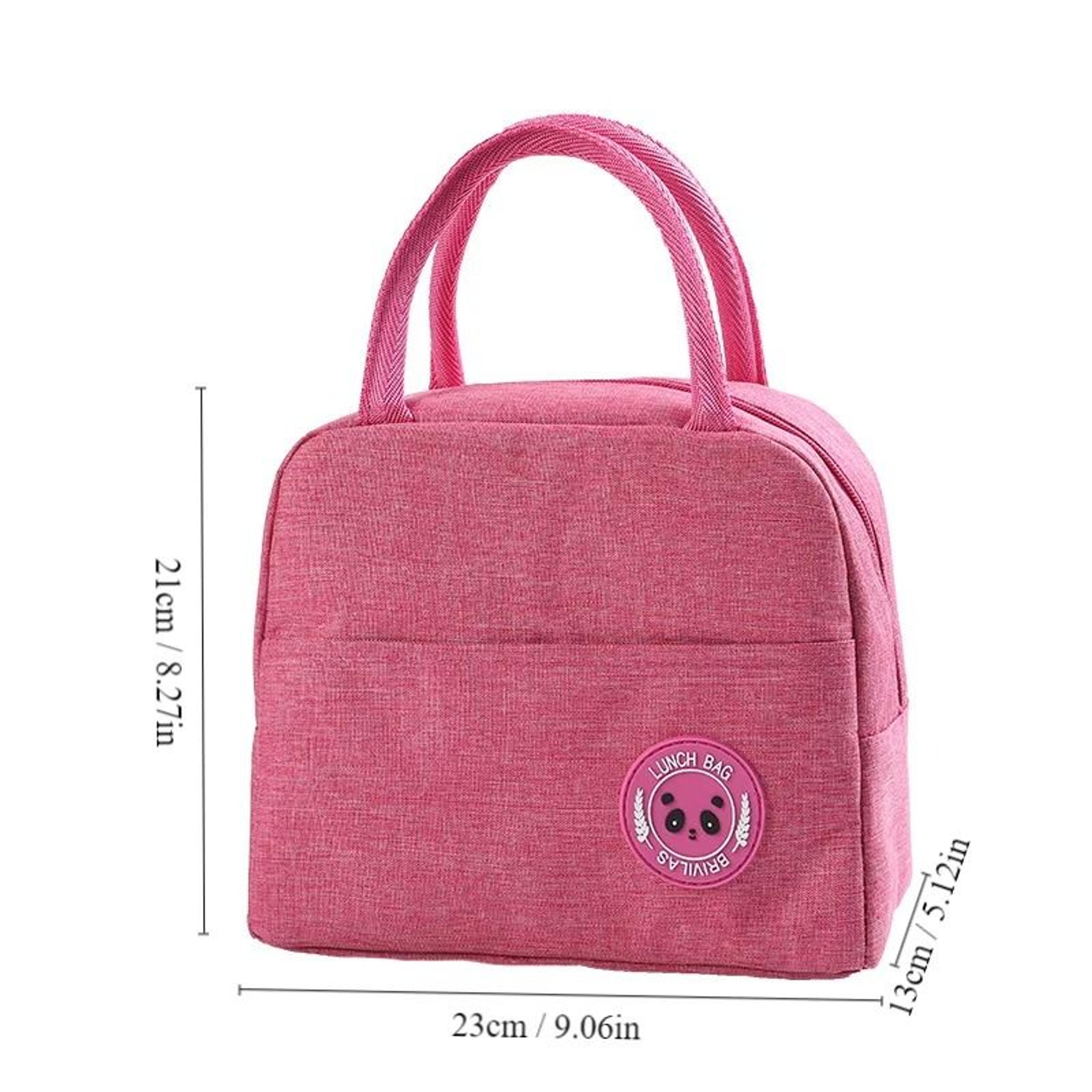 Insulated Thermal Lunch Bag Portable Aluminum Foil Bento Handbag For Students And Office 9